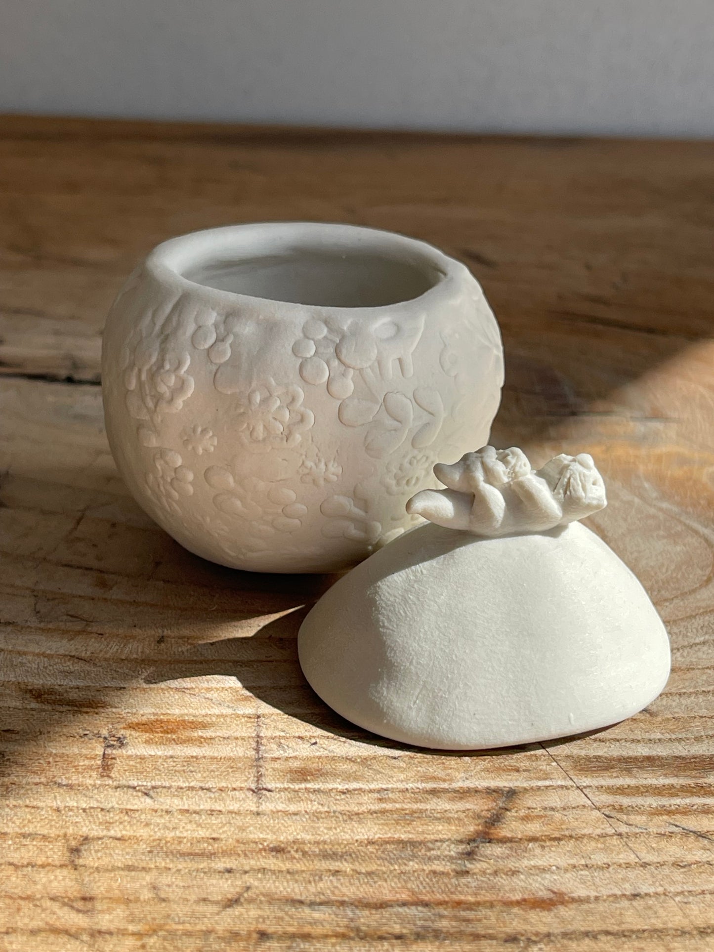 Sat 16th Aug 1-3pm - “Treasure Keepers” – Create Your Own Lidded Porcelain Box with Sandra Noa