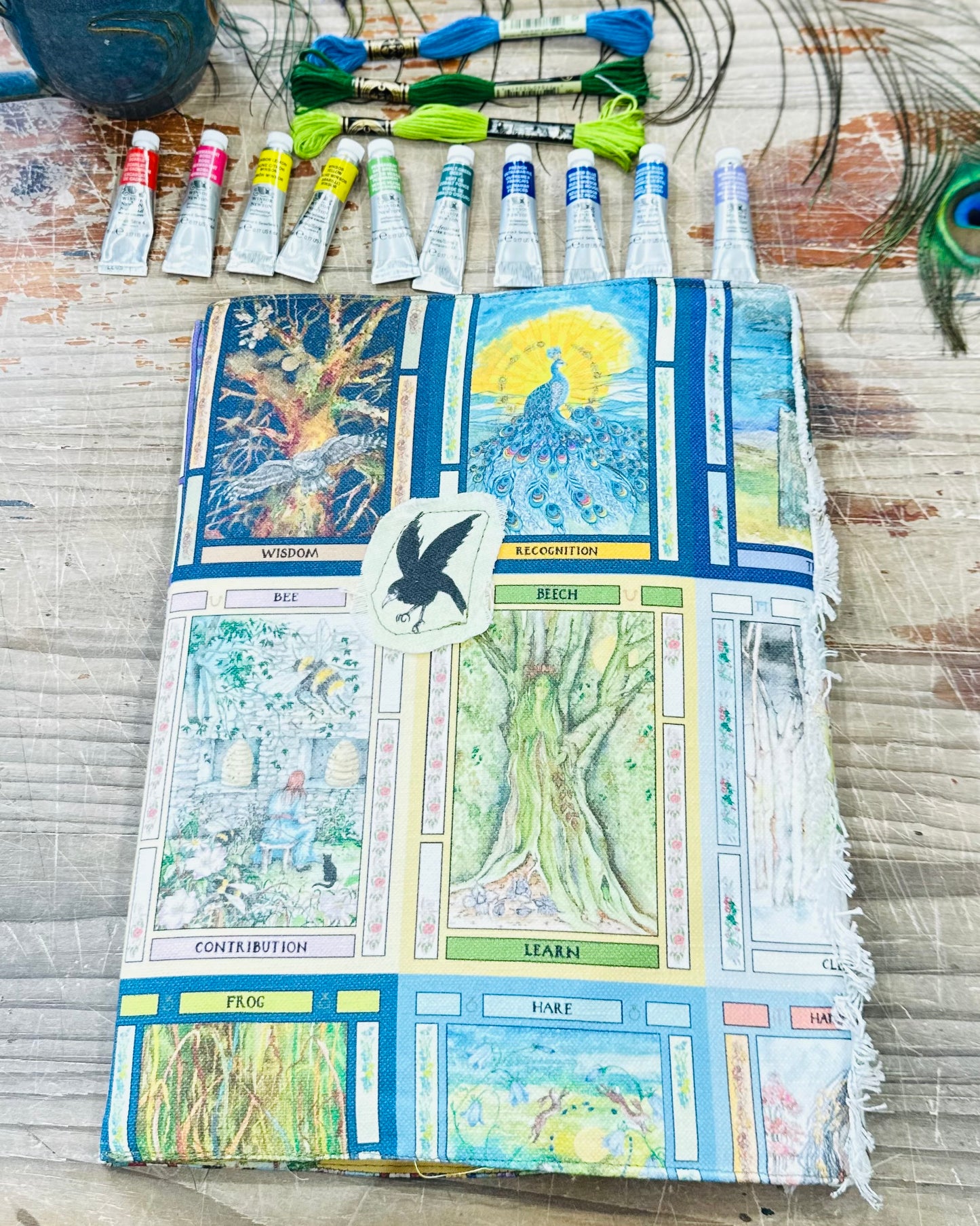 Whispers Oracle Fabric A4 Dust Jacket