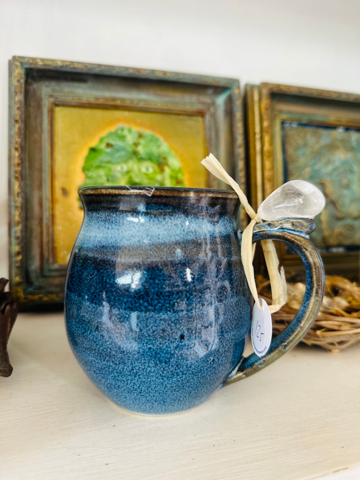Celestial Sun and Moon Quartz Crystal Mug