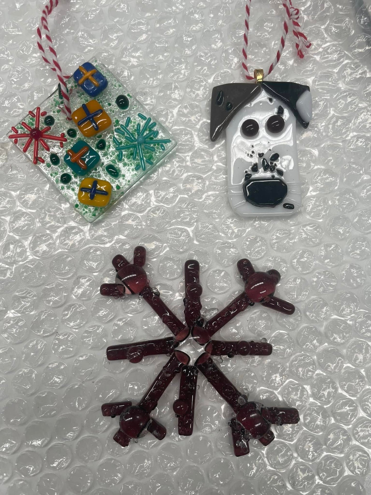 Sat 29th Nov 10am-12noon - HOT GLASS ART! Festive Fused Glass Christmas Decorations Workshop