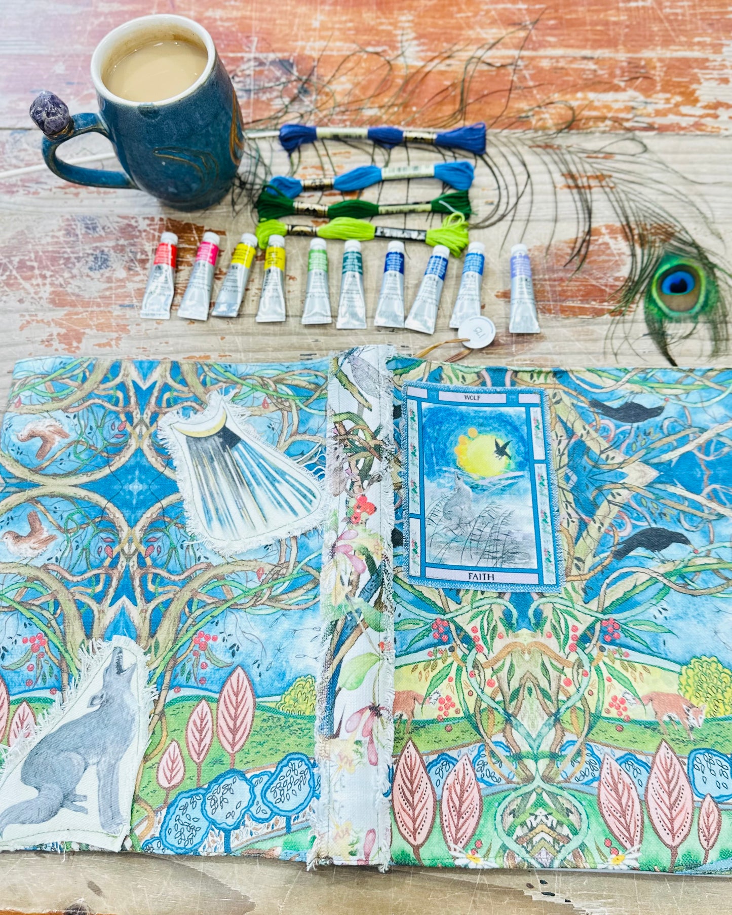 Whispers From The Woods Fabric A4 Dust Jacket