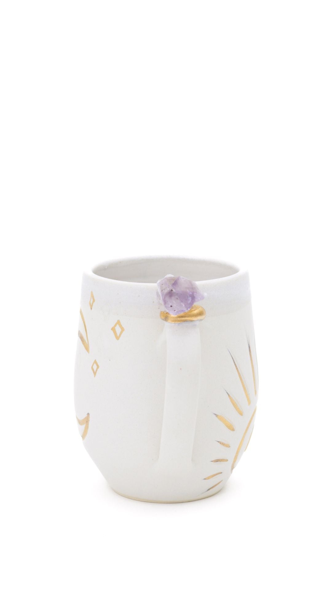 Amethyst Point Sun and Moon Crystal Mug