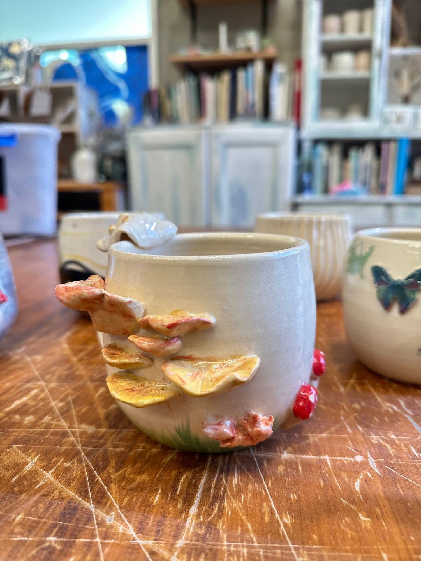 Sunday 2nd Nov 10am - 12noon - Marvellous Mugs and Crystal Cups - Creating in clay and surface decoration workshop