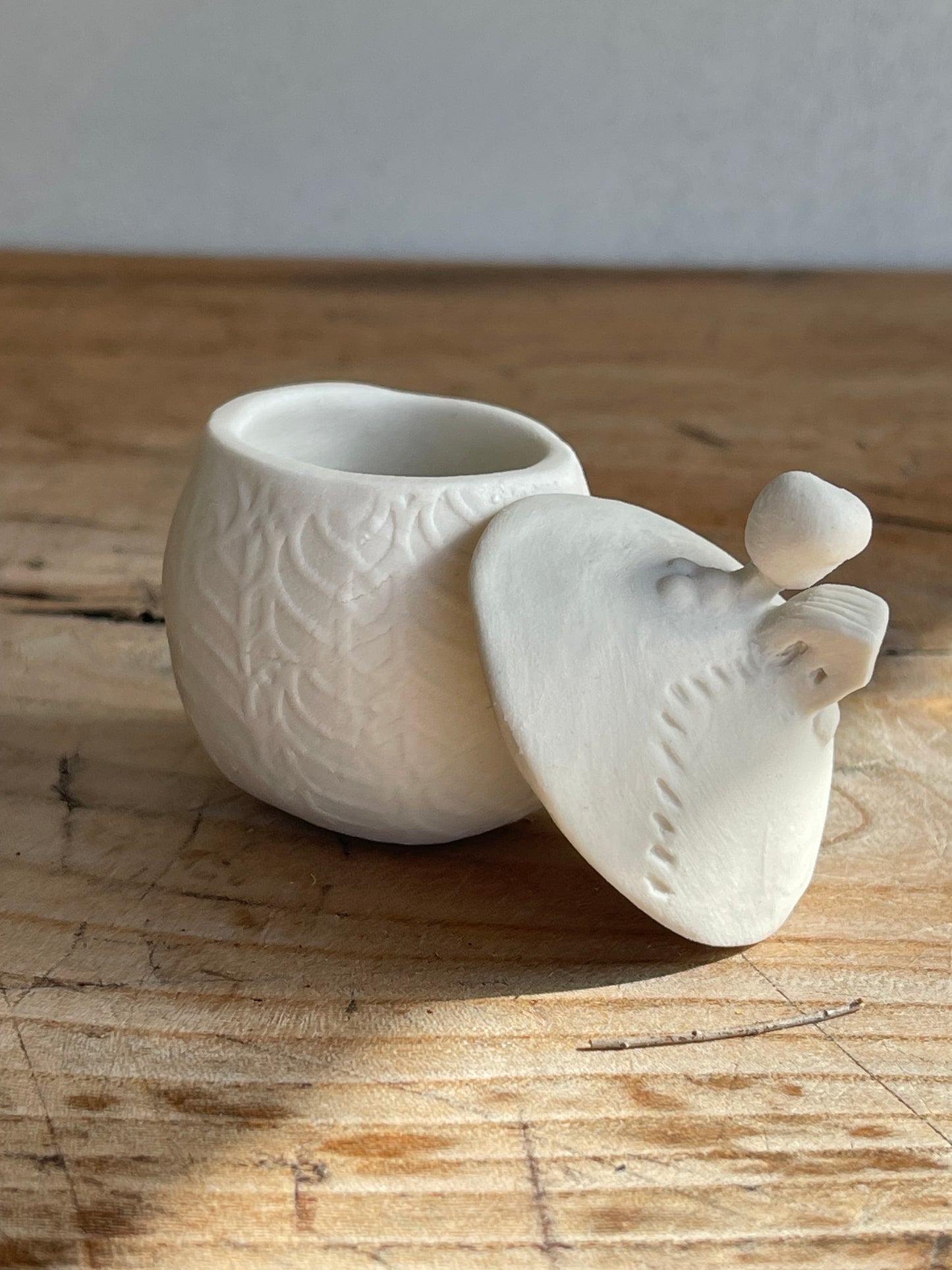 Sat 16th Aug 1-3pm - “Treasure Keepers” – Create Your Own Lidded Porcelain Box with Sandra Noa