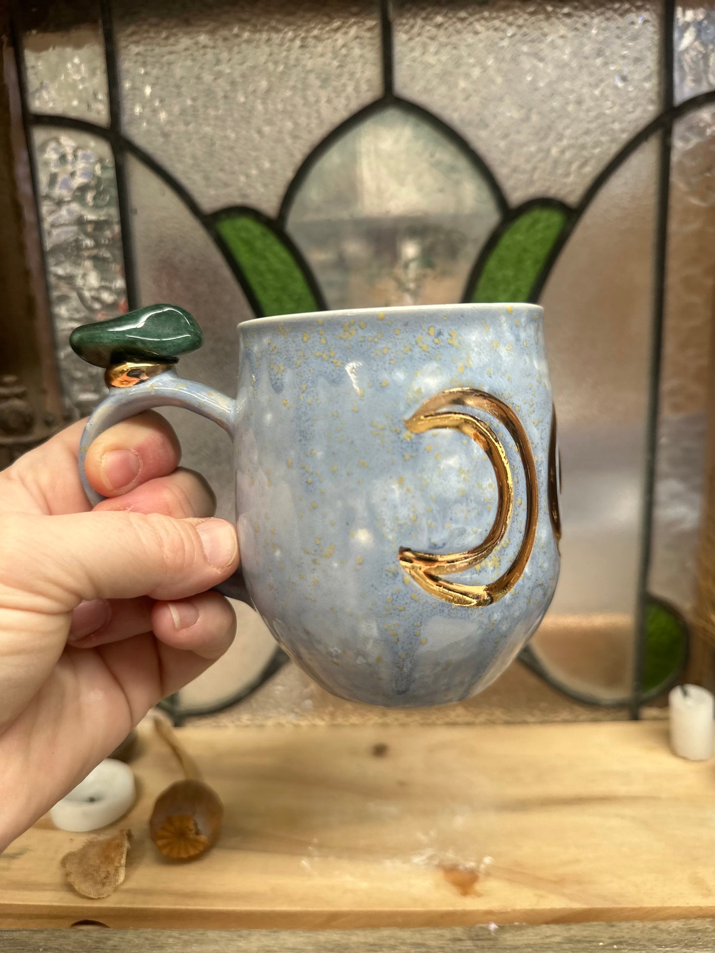 Triple Goddess Crystal Mug – Aventurine