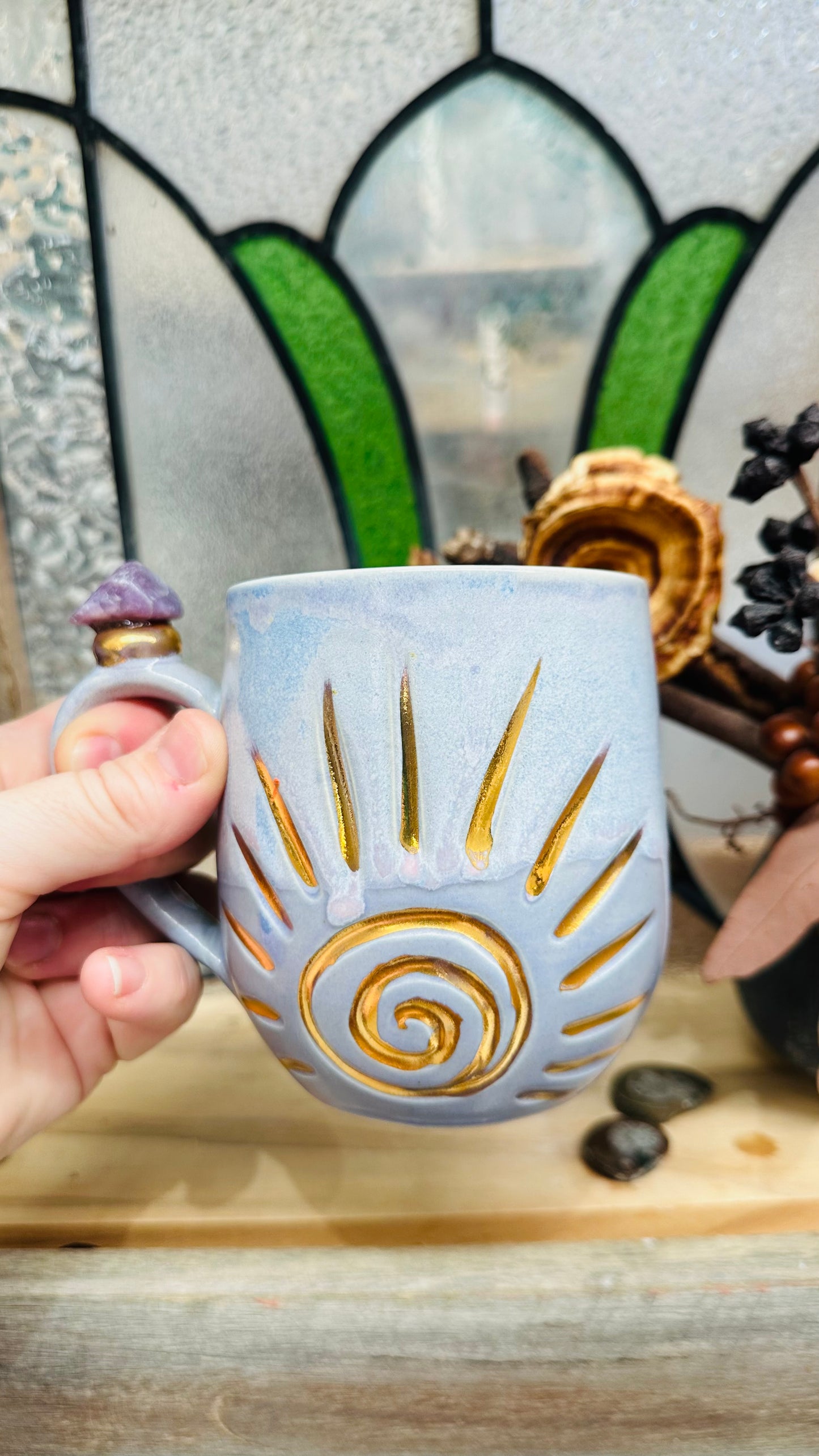 Sun & Moon Mug – Lepidolite