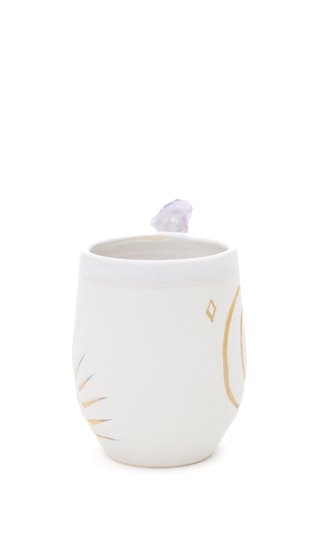 Amethyst Point Sun and Moon Crystal Mug