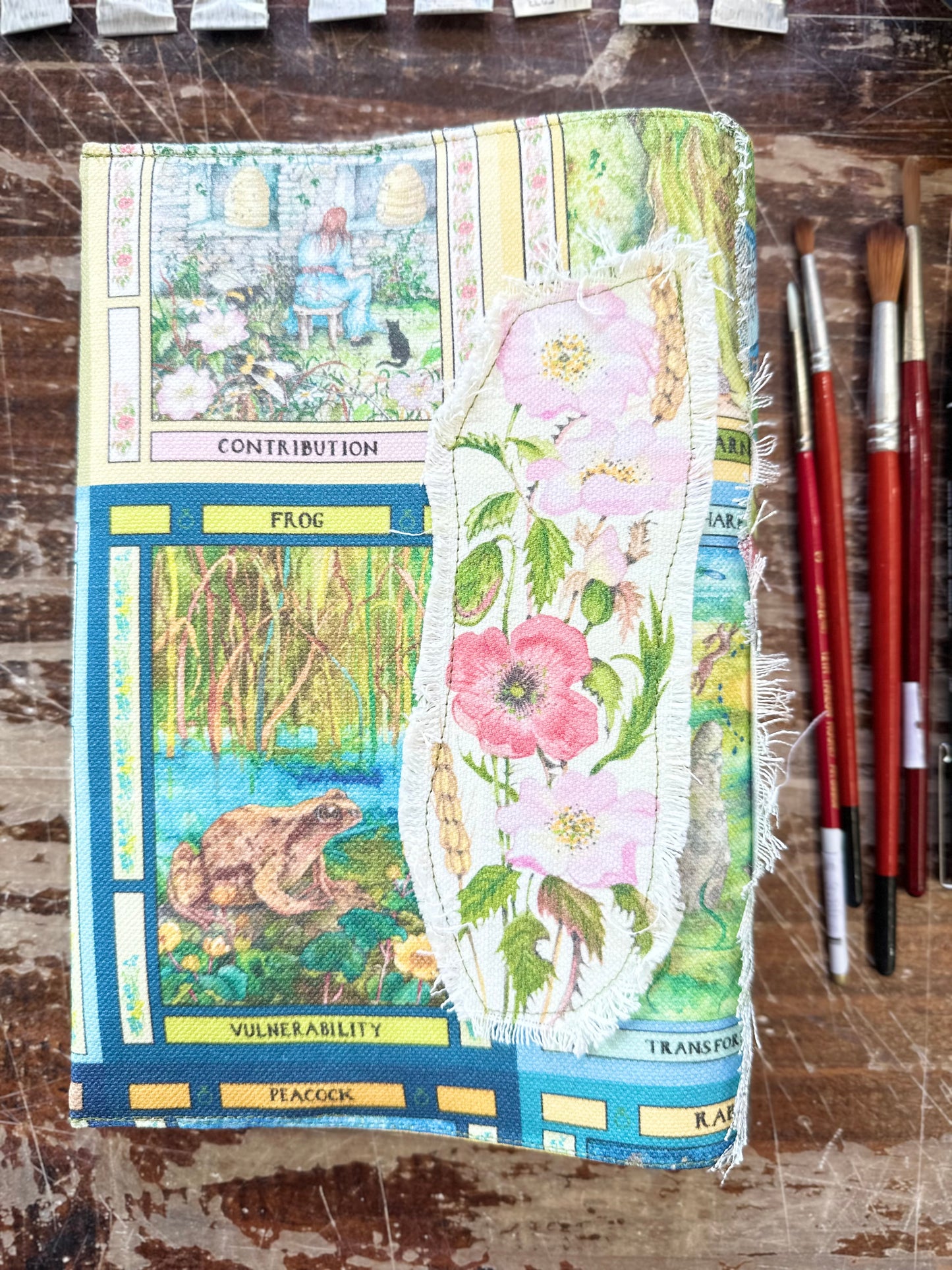 Whispers Oracle with Fairy Fabric A5 Dust Jacket