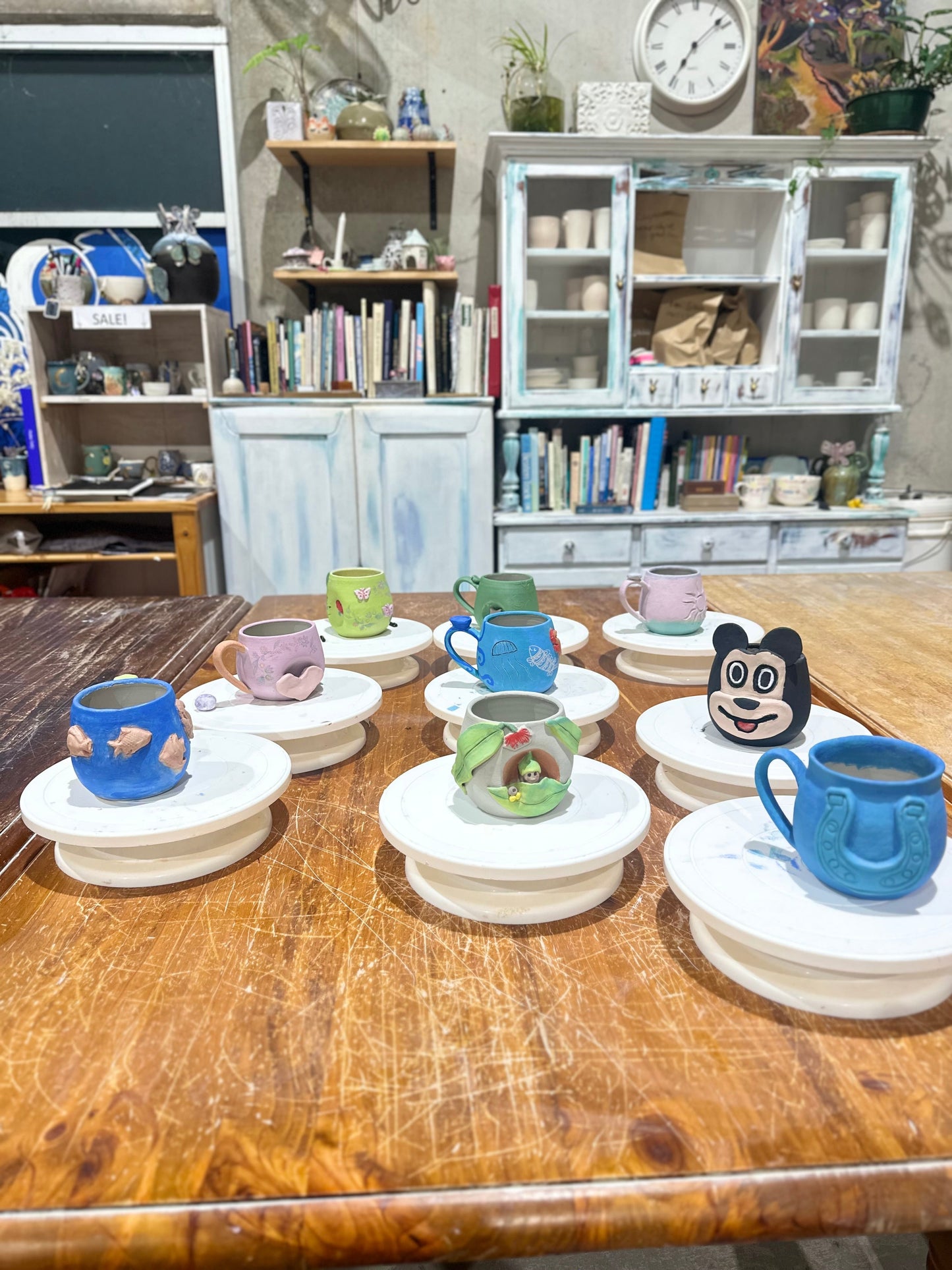 Sunday 2nd Nov 10am - 12noon - Marvellous Mugs and Crystal Cups - Creating in clay and surface decoration workshop