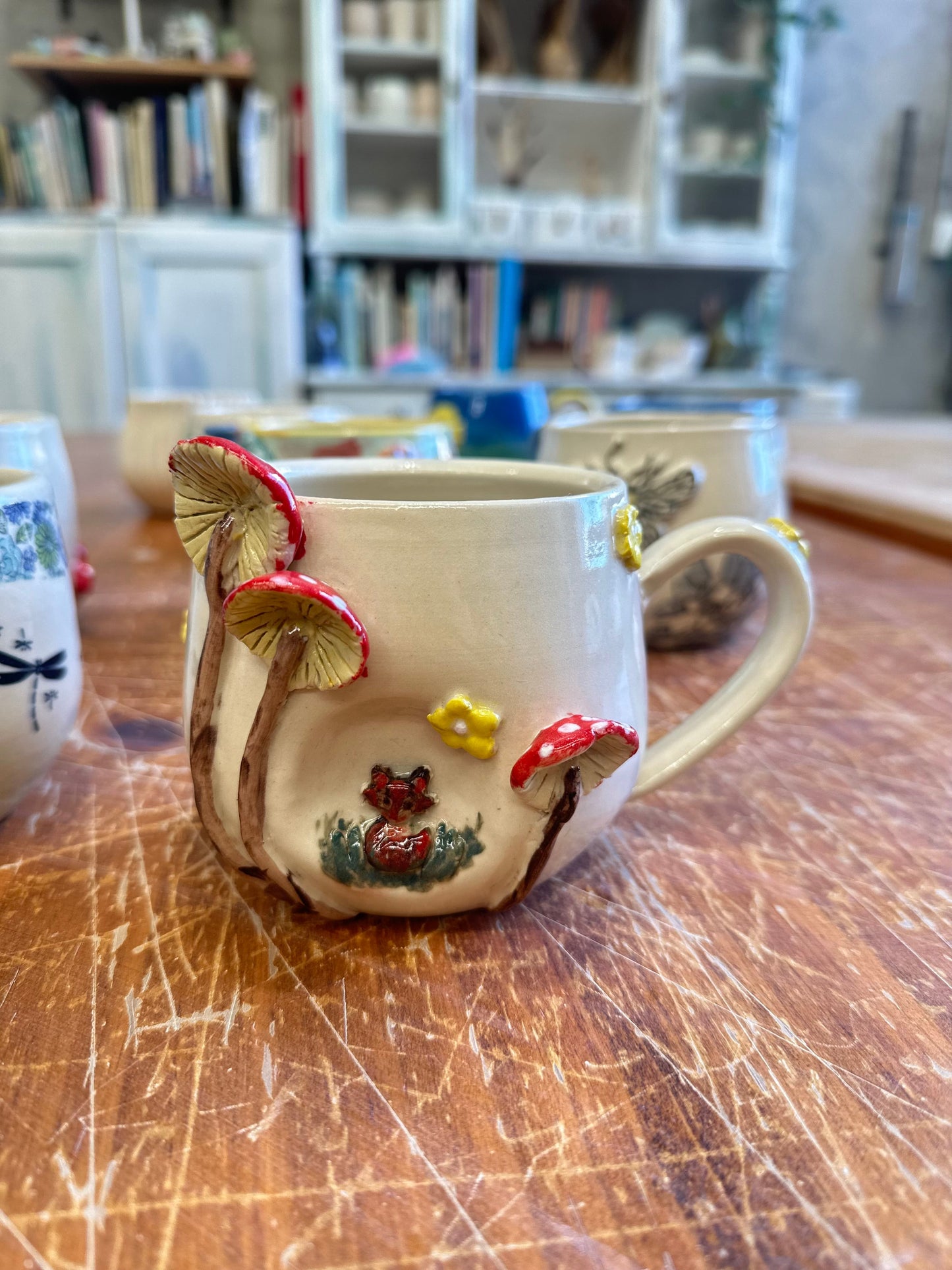 Sunday 2nd Nov 10am - 12noon - Marvellous Mugs and Crystal Cups - Creating in clay and surface decoration workshop