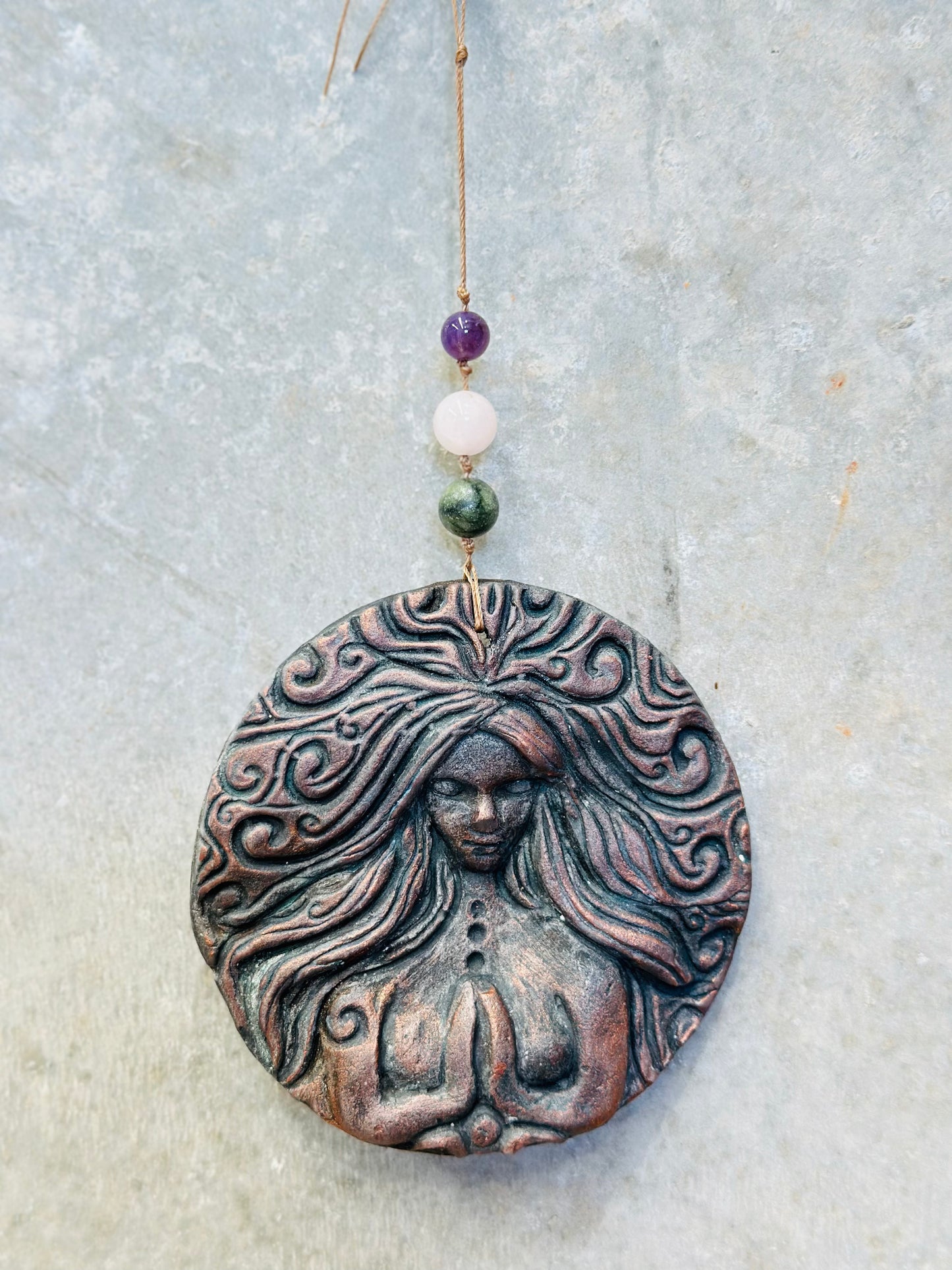 Folklore Wall Hanging - Earth & Spirit Goddess Talisman Wall Hanging