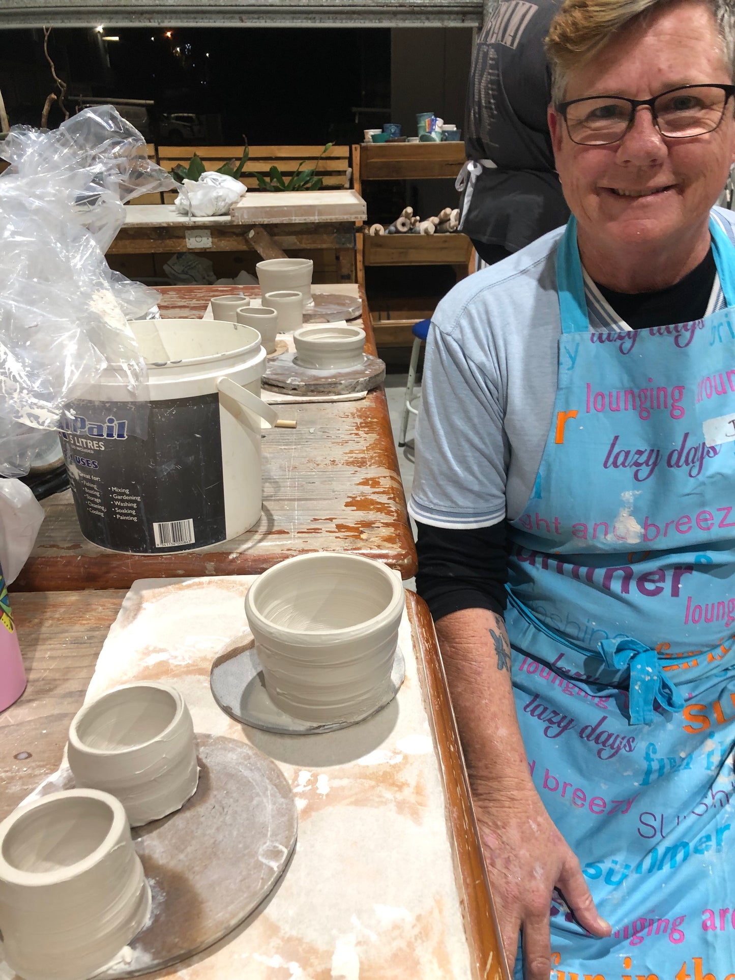 Tues 23rd Sept / Wed 24th 6:30-9pm Pottery Wheel Throw Mug Making 2 Part Workshop