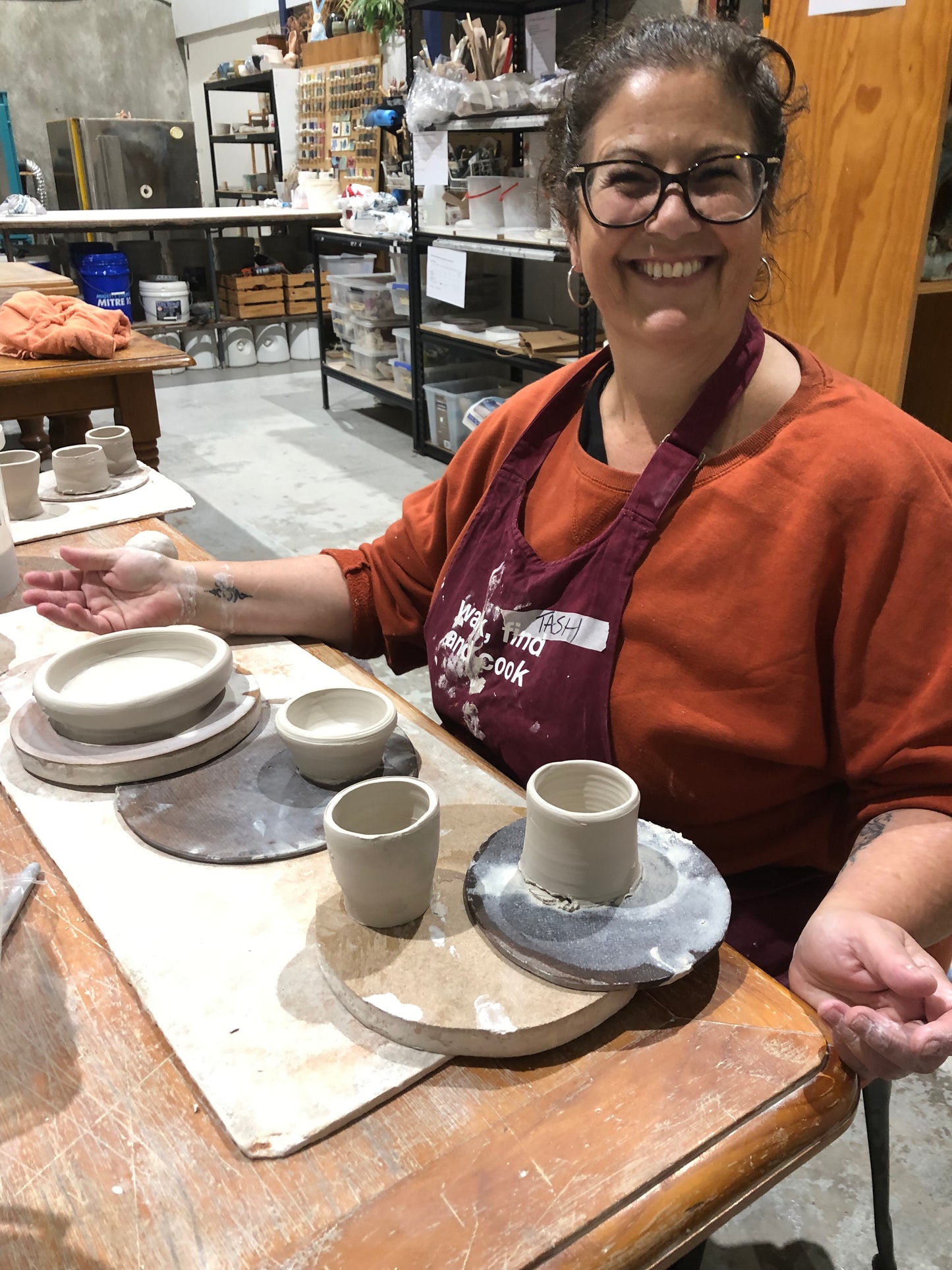Tues 23rd Sept / Wed 24th 6:30-9pm Pottery Wheel Throw Mug Making 2 Part Workshop