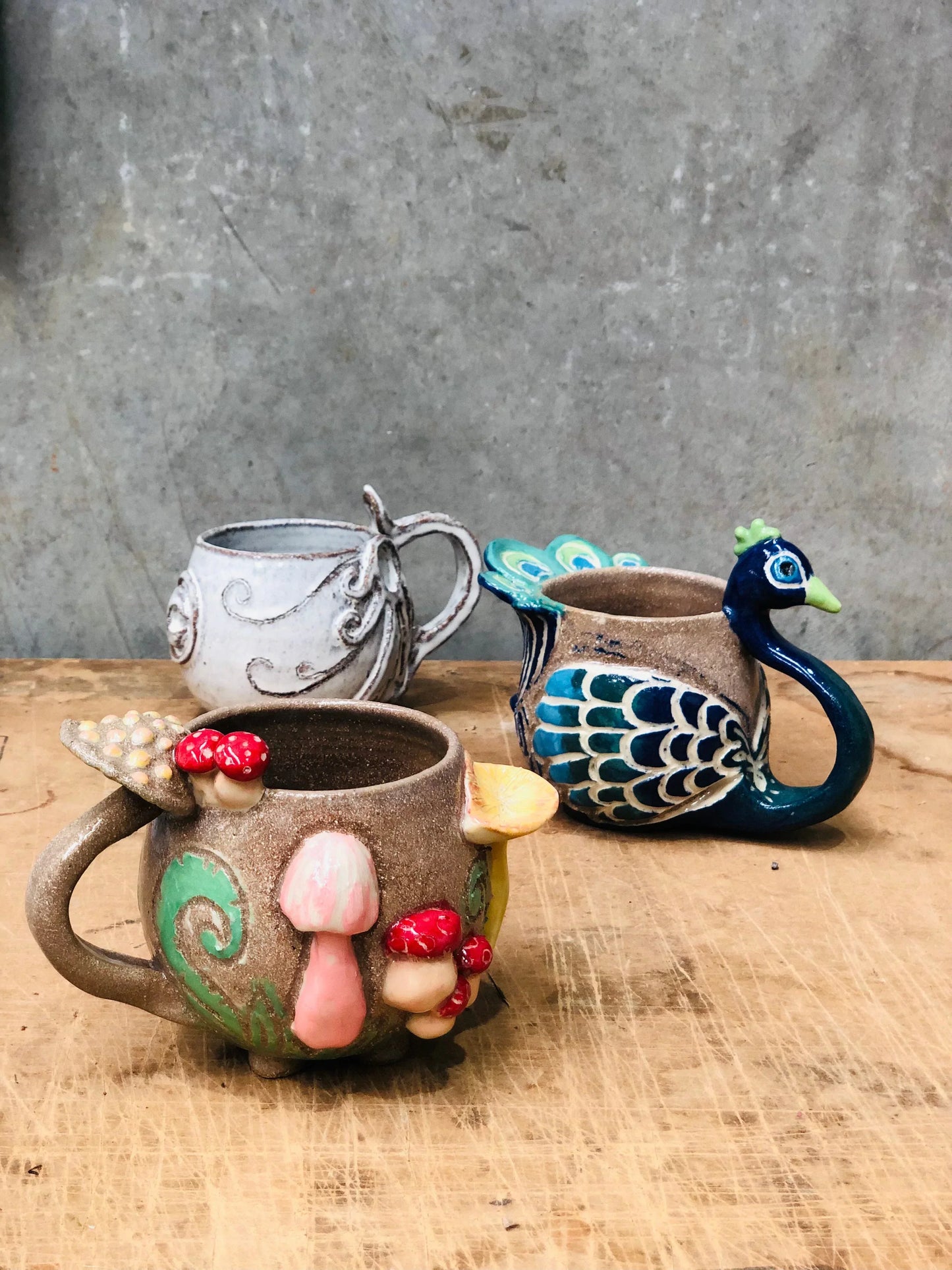 Sunday 2nd Nov 10am - 12noon - Marvellous Mugs and Crystal Cups - Creating in clay and surface decoration workshop