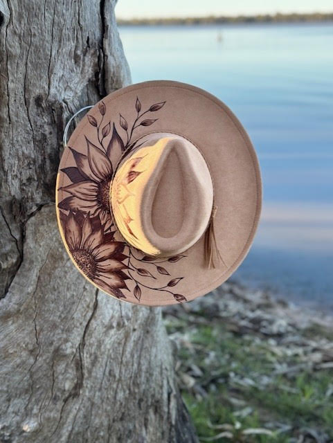 Sun 21st Sept 9 - 11:30am Burnt Brims Hat Burning Workshop