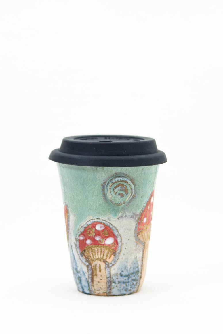Fairy Ring Mushie Holding Cup