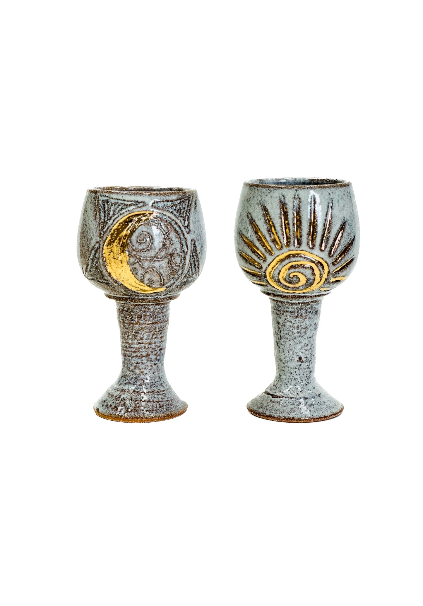 Rising Sun and Crescent Moon sacred moon goblet