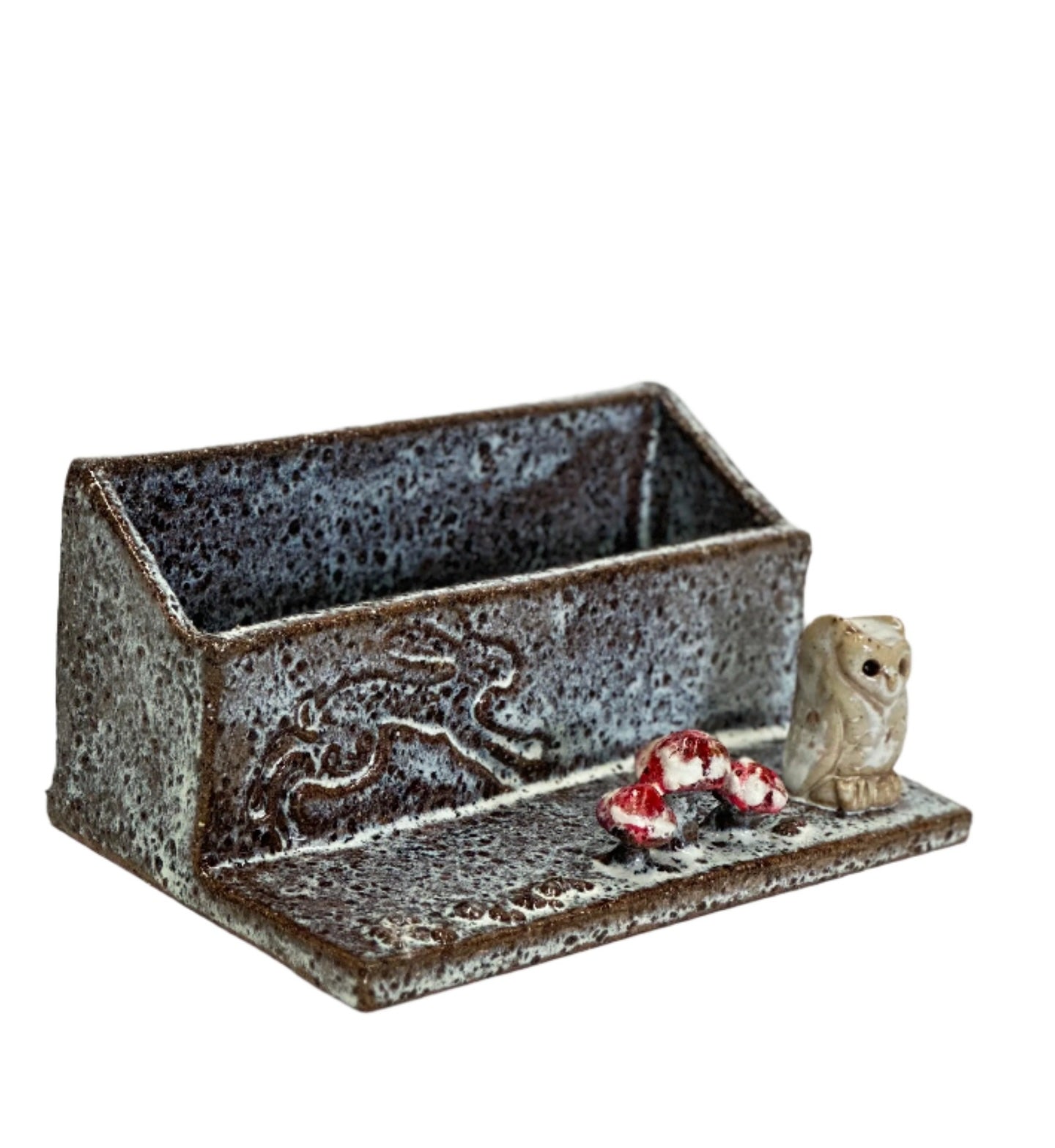Pottery incense and Card Holders