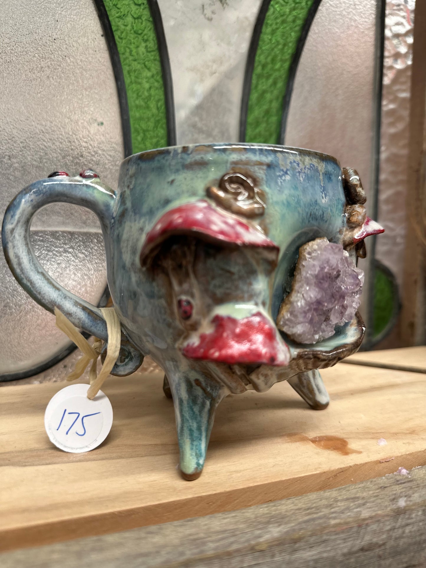 Cauldron Crystal Cup – Amethyst Cluster