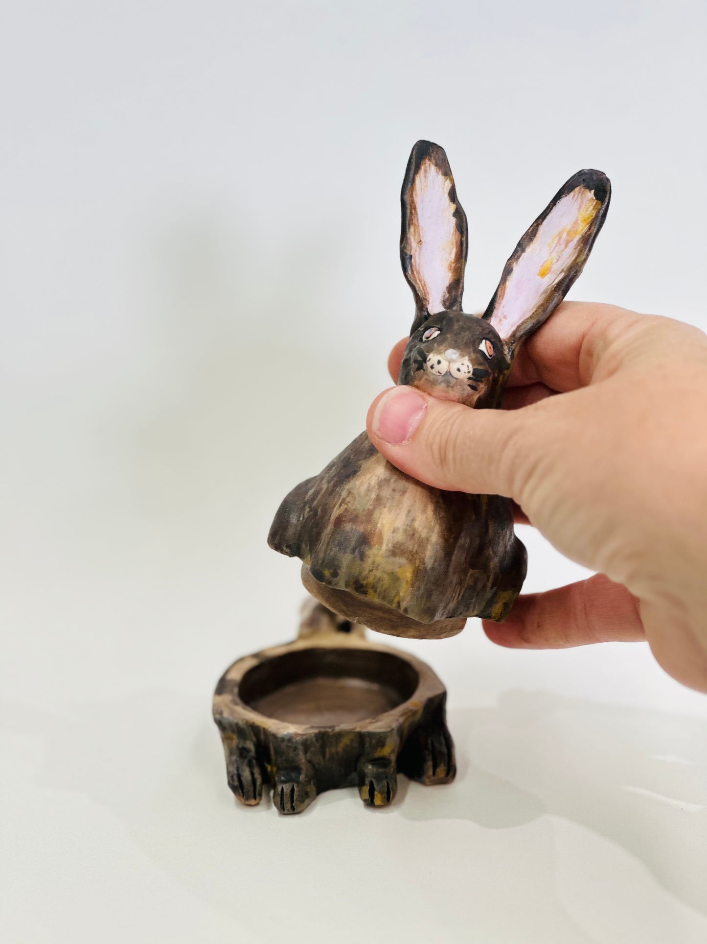 Hare Woodland Sprite Lidded Box