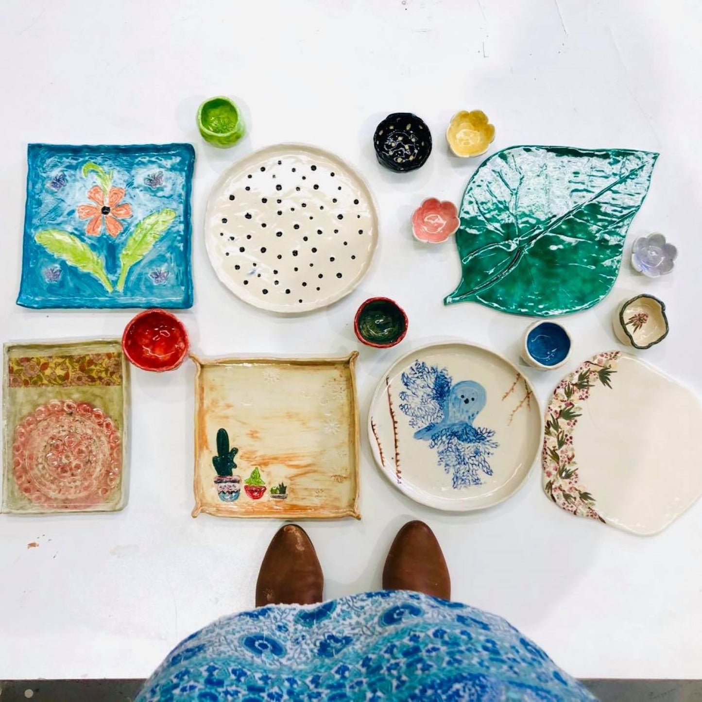 Create you own hand built Pottery Platter and Dip Bowl -  Friday 17th May 6:30-8:30pm