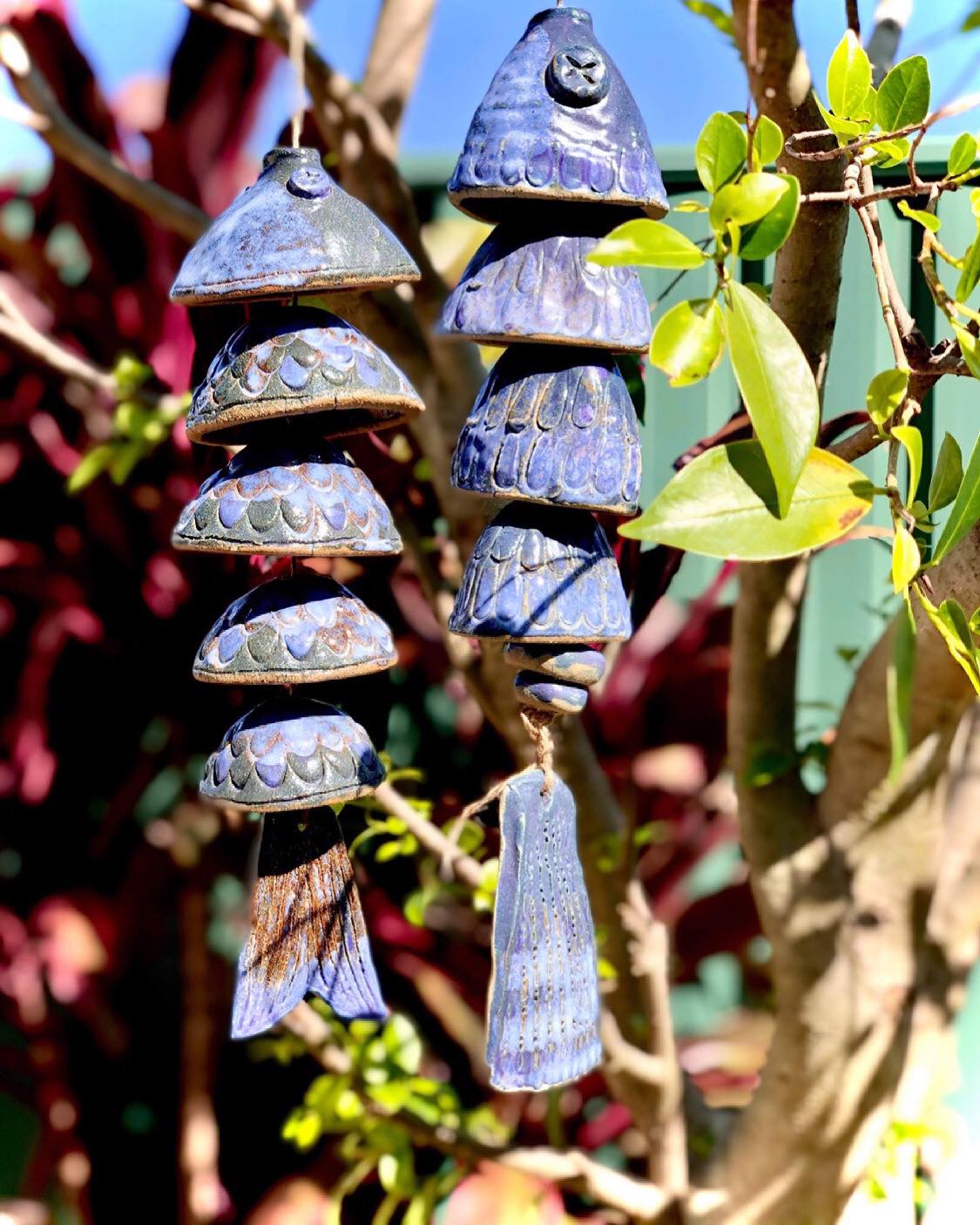 Tues 19th May 10am - 12pm - Redlands Coast AdventureFest - Handbuilt Pottery Fish Wind Chimes