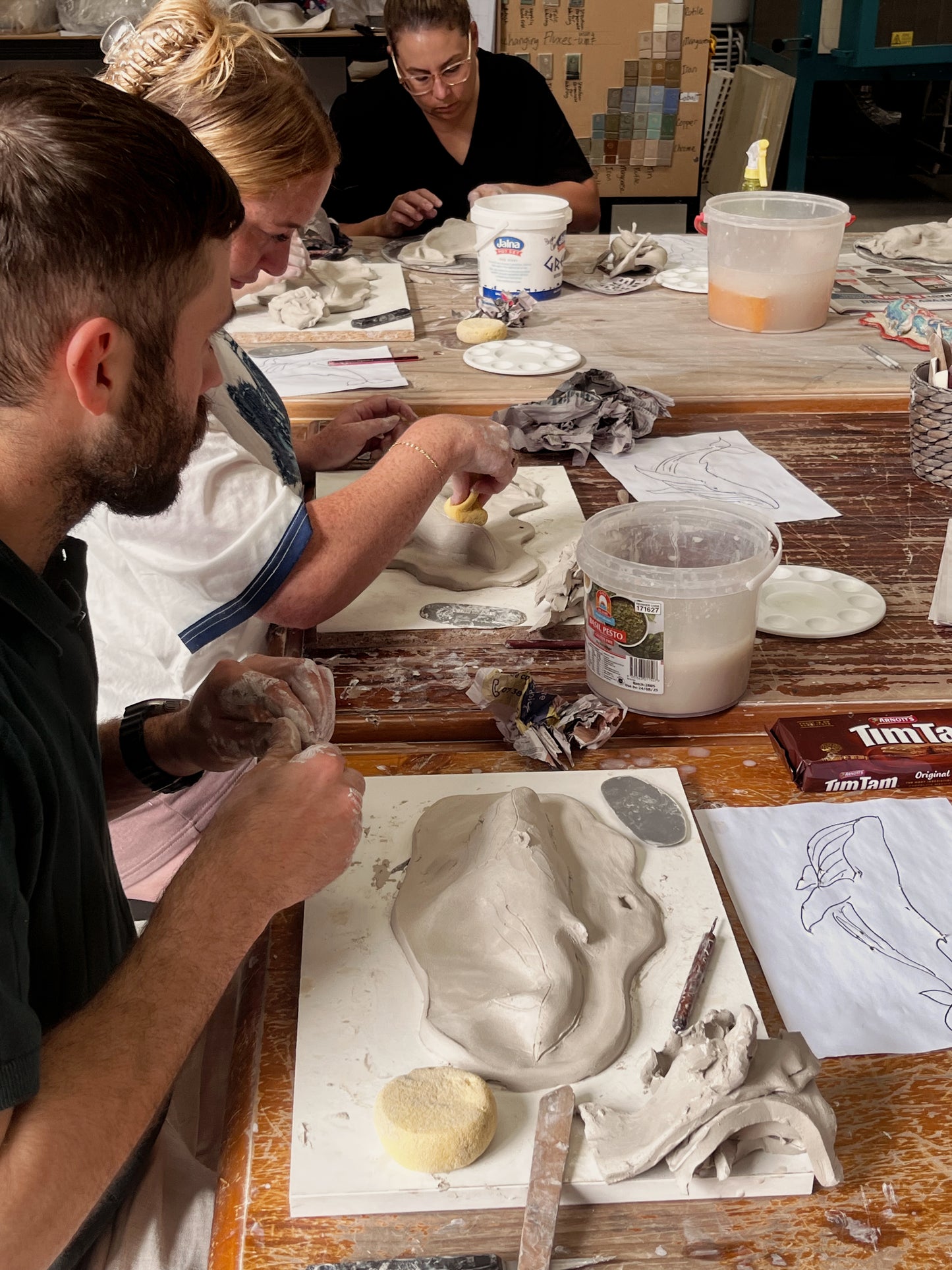 Sun 26th July 1pm - 3:30pm - Whimsical Whales – Ceramic Wall Hanging Workshop with Meri Mila