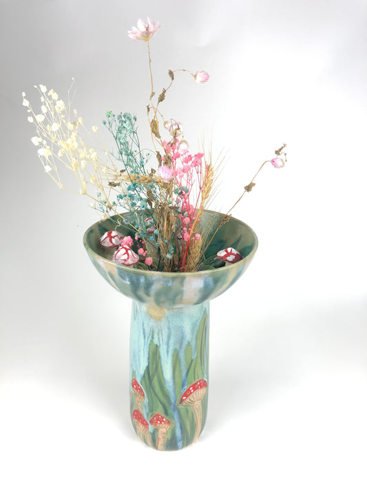 Toadstool Magic Vase