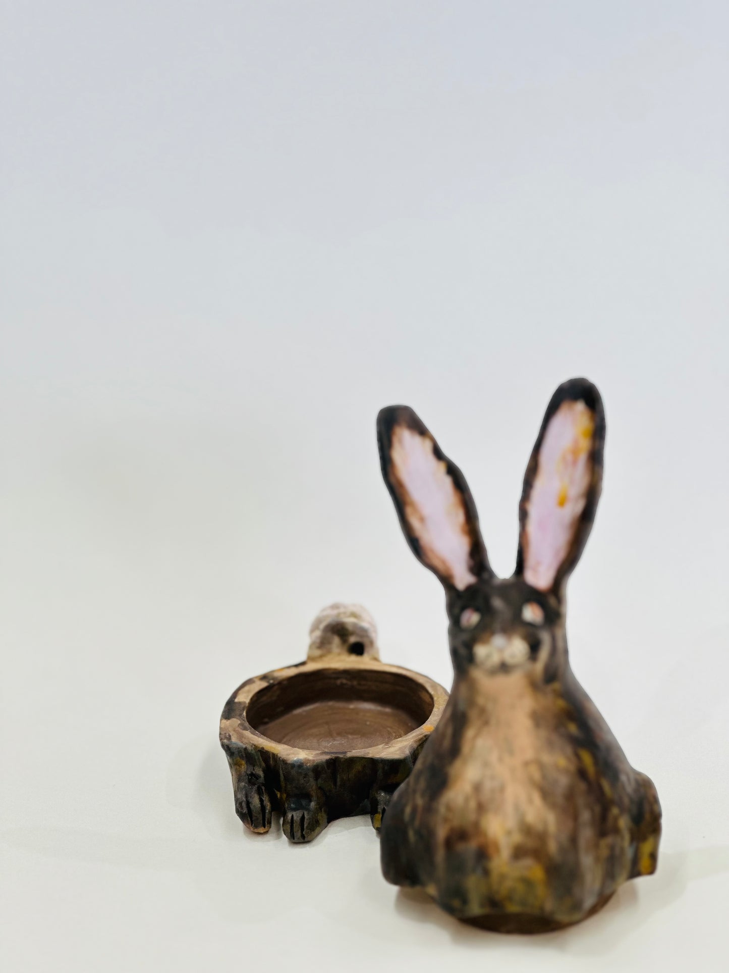 Hare Woodland Sprite Lidded Box