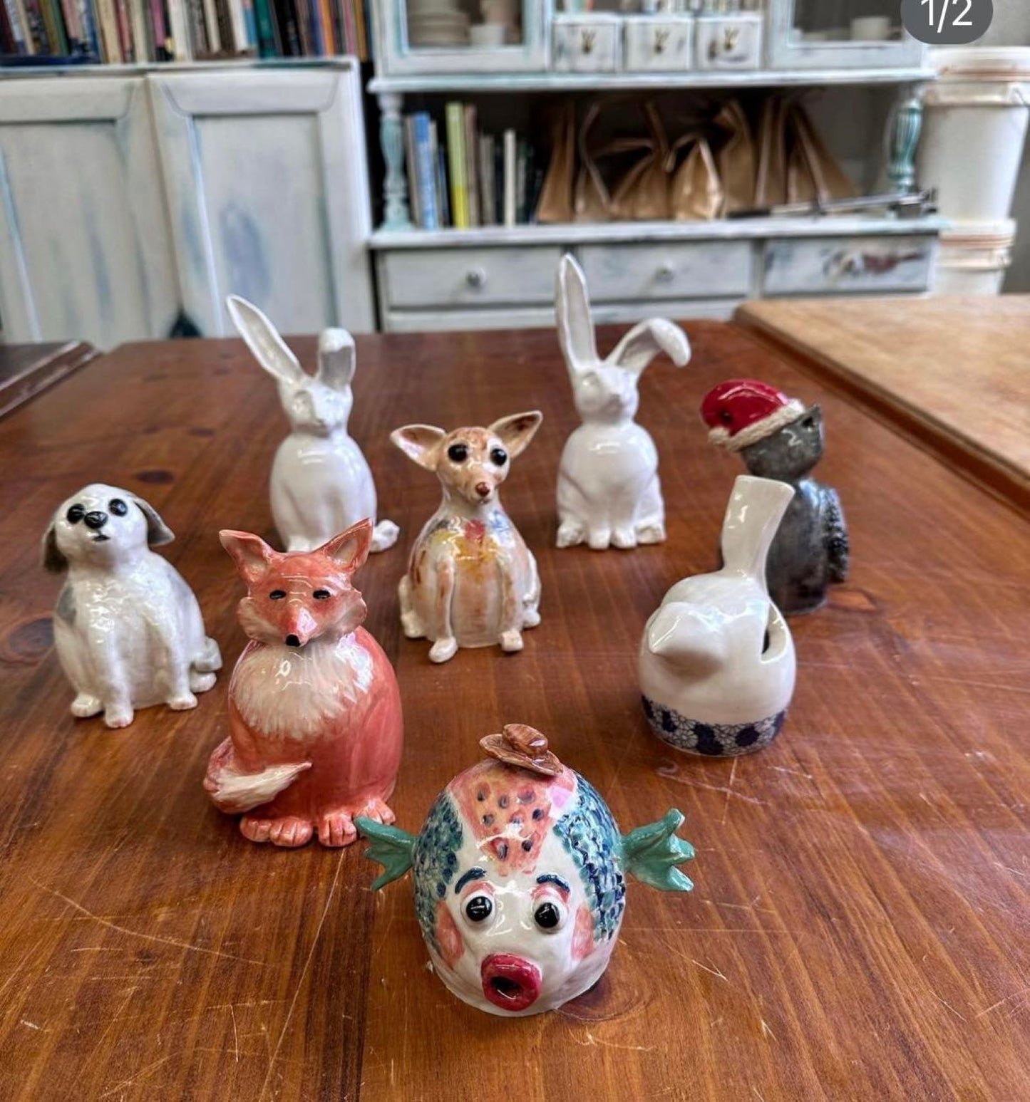 Sunday 2nd March 10am-12noon - Hand Building Pottery Animals Workshop