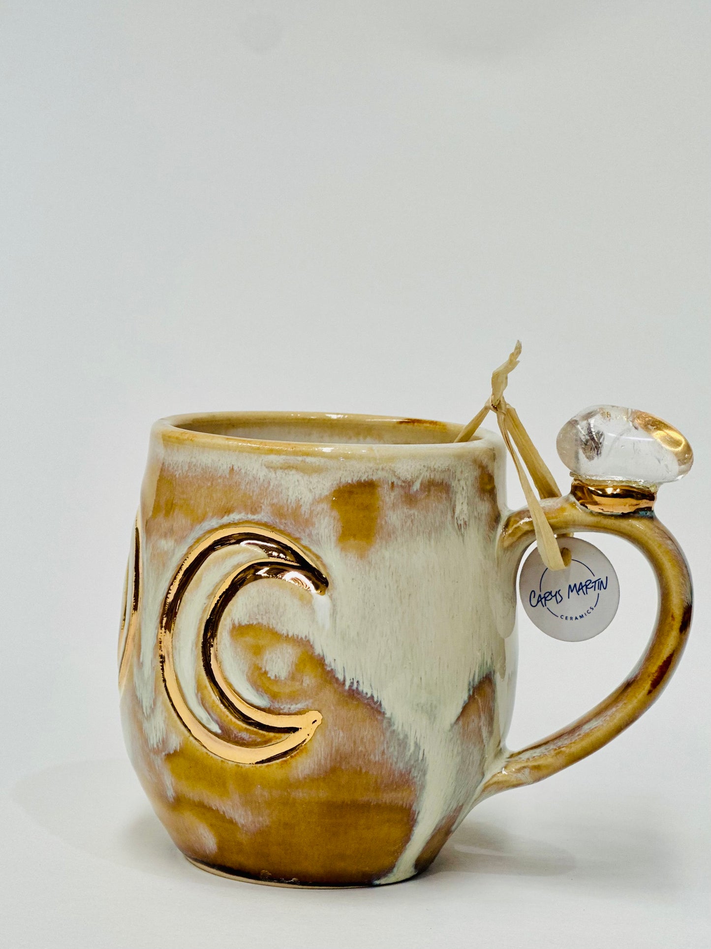 Triple Goddess Crystal Mug – Clear Quartz
