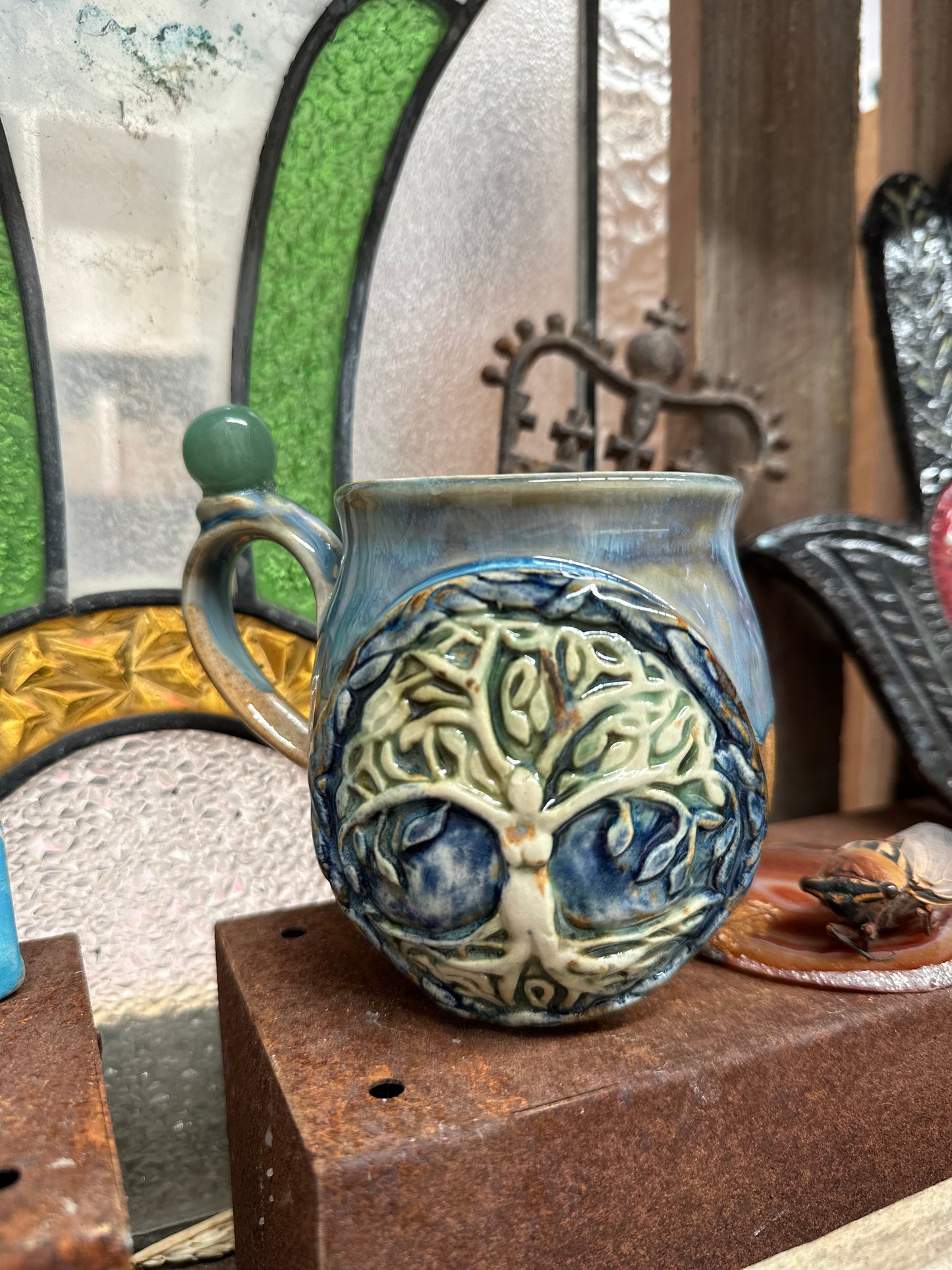 Tree Of Life Aventurine Crystal Mug