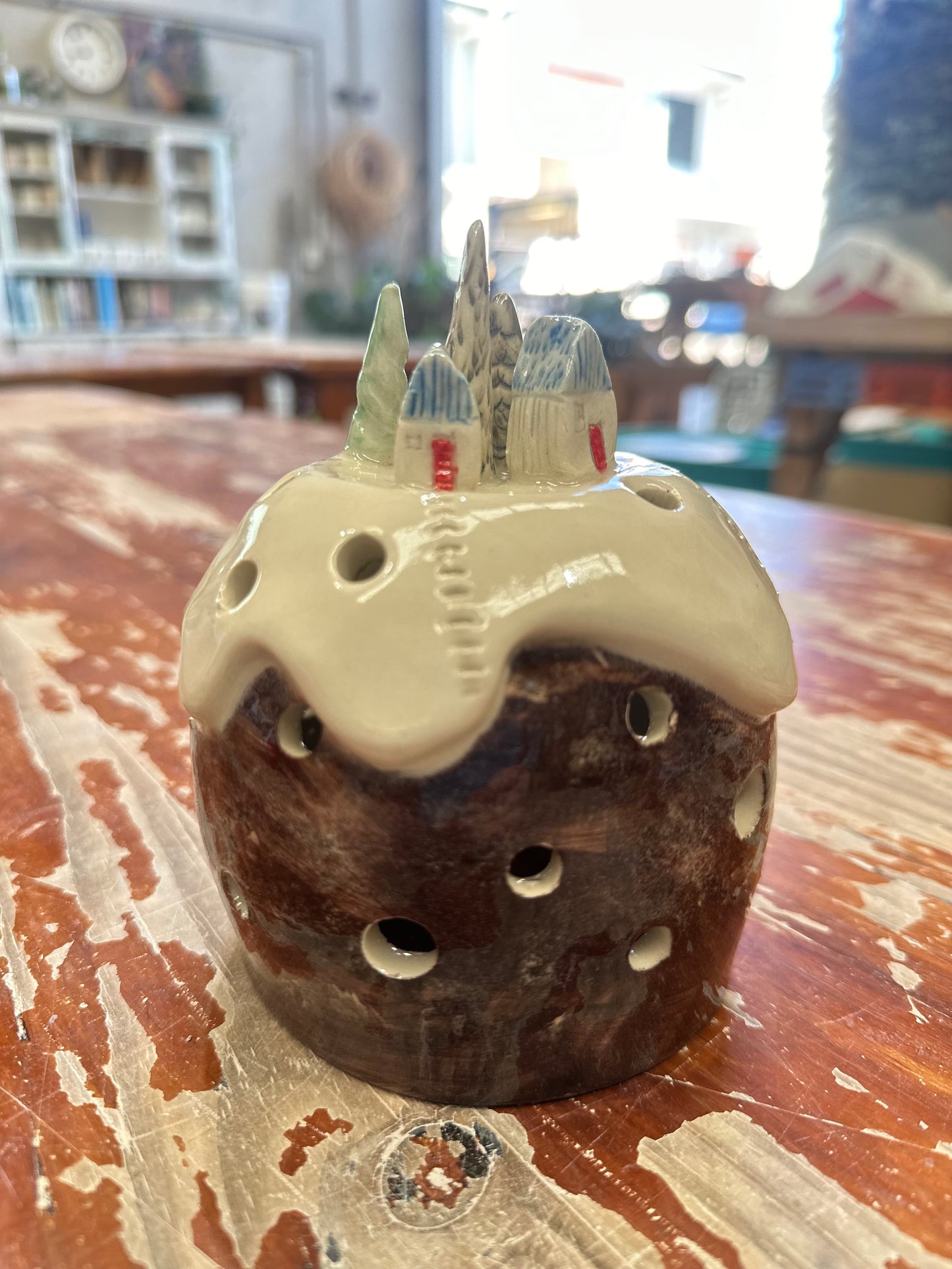 Christmas Pottery Workshop! Create your own Xmas Pudding tea light. Sunday 17th November 1-3pm