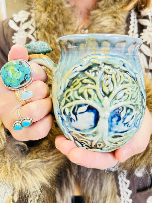 Tree Of Life Aventurine Crystal Mug