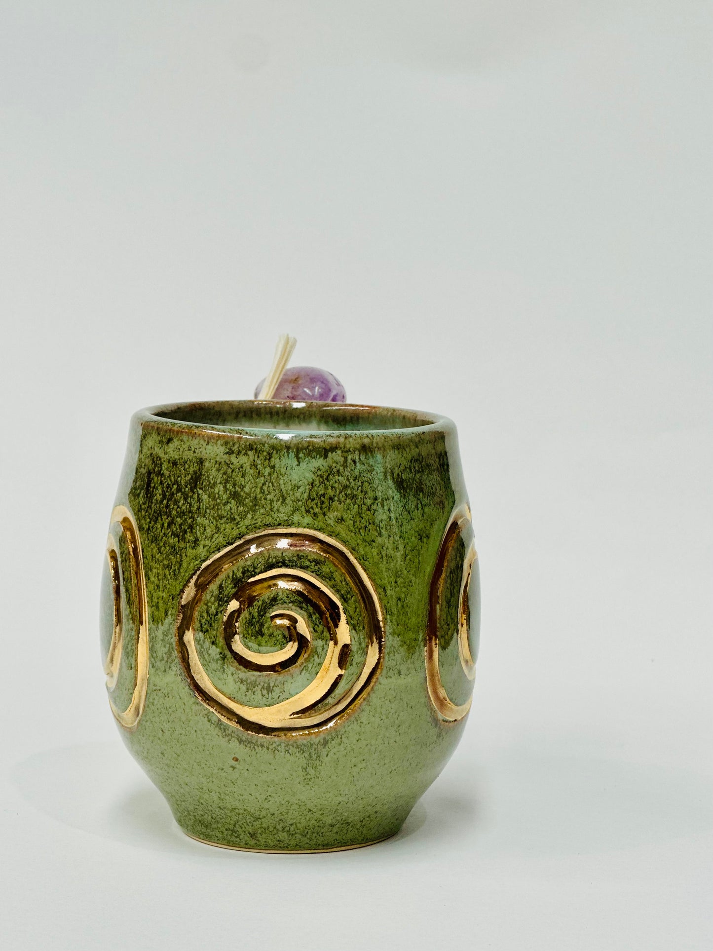 Triple Goddess Crystal Mug – Amethyst