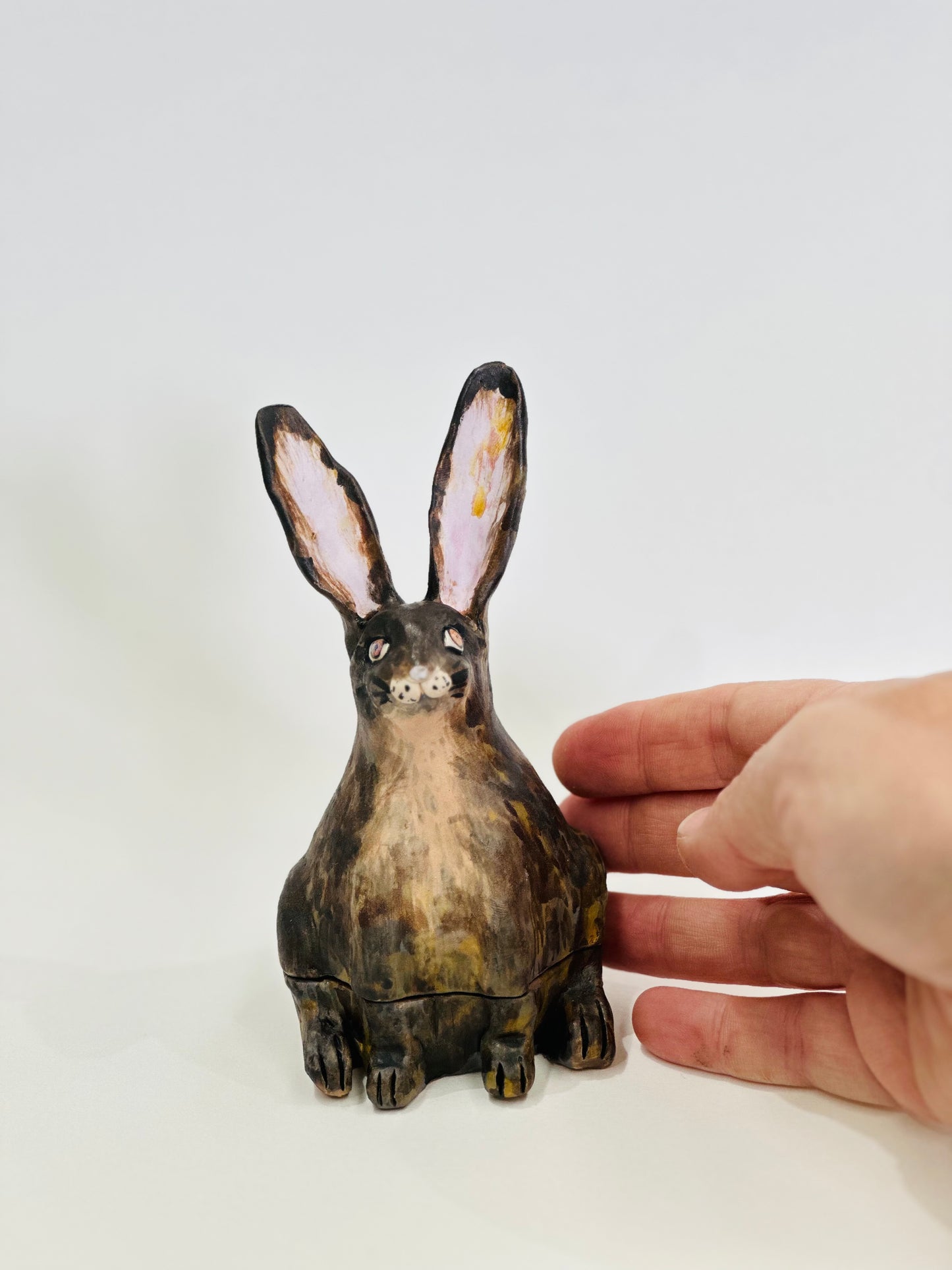 Hare Woodland Sprite Lidded Box