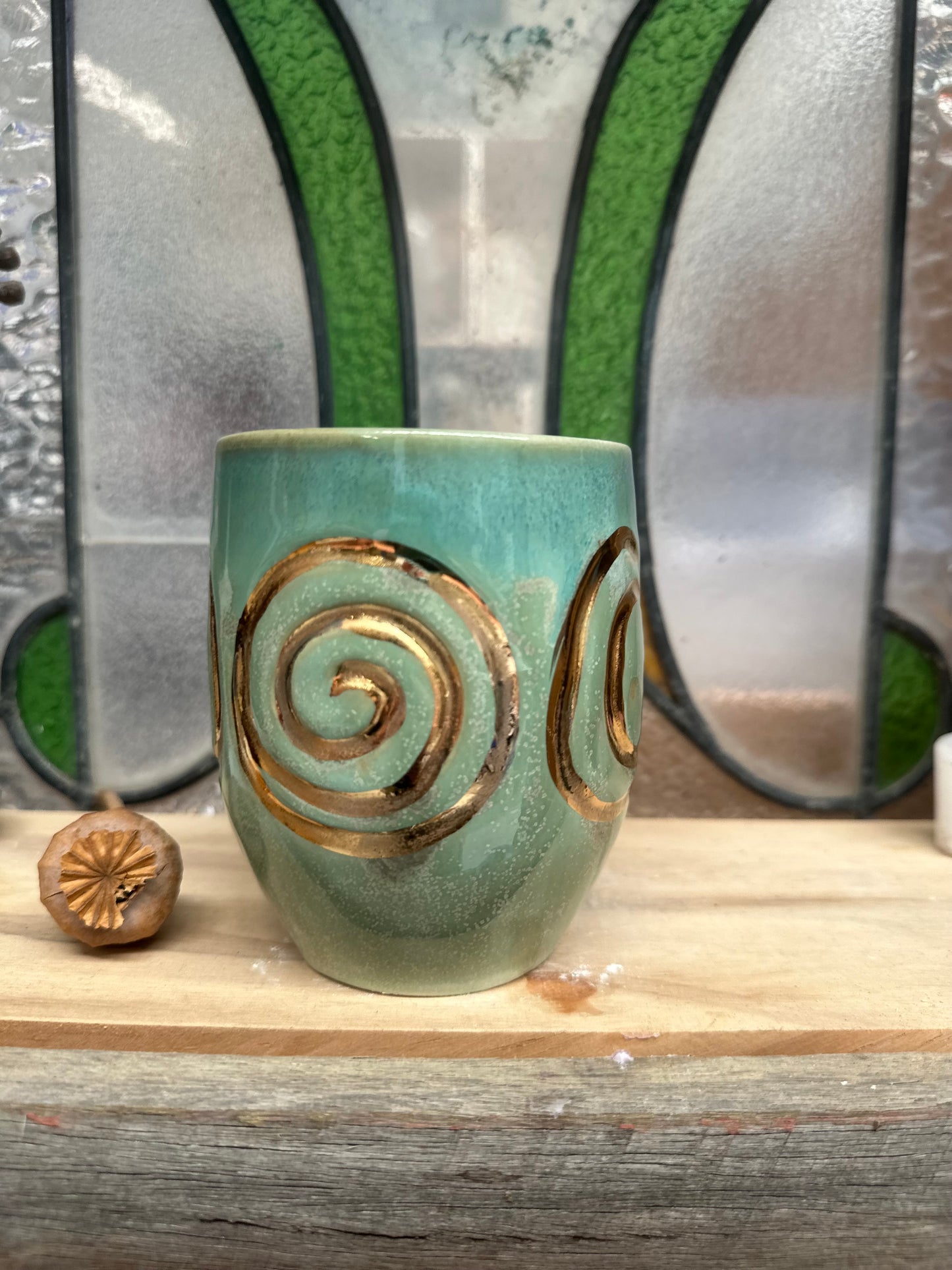 Triple Goddess Crystal Mug – Tumbled Clear Quartz