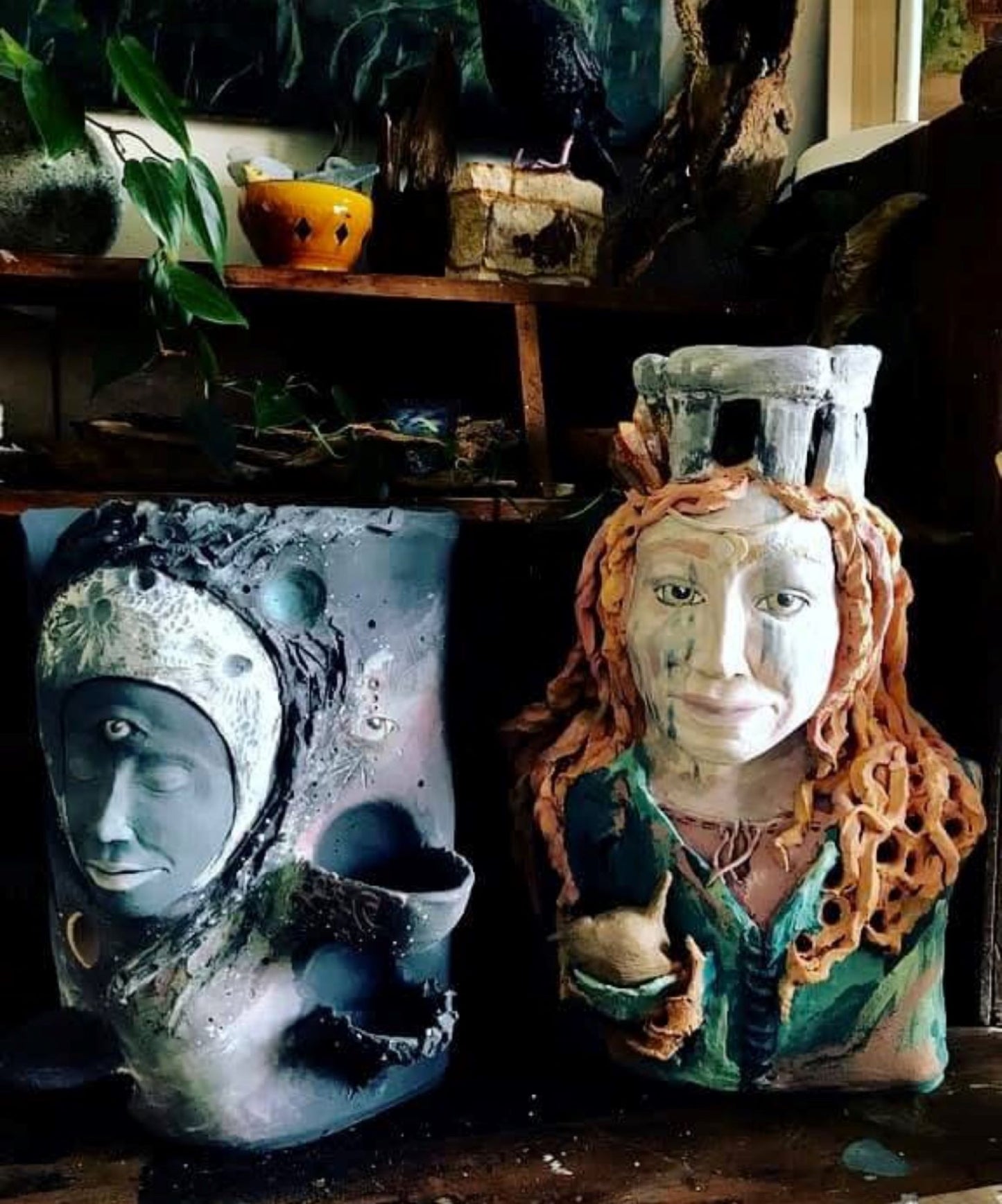 Sat 11th Oct 9am-4pm - Earthbound Spirits: Create a Character Vase