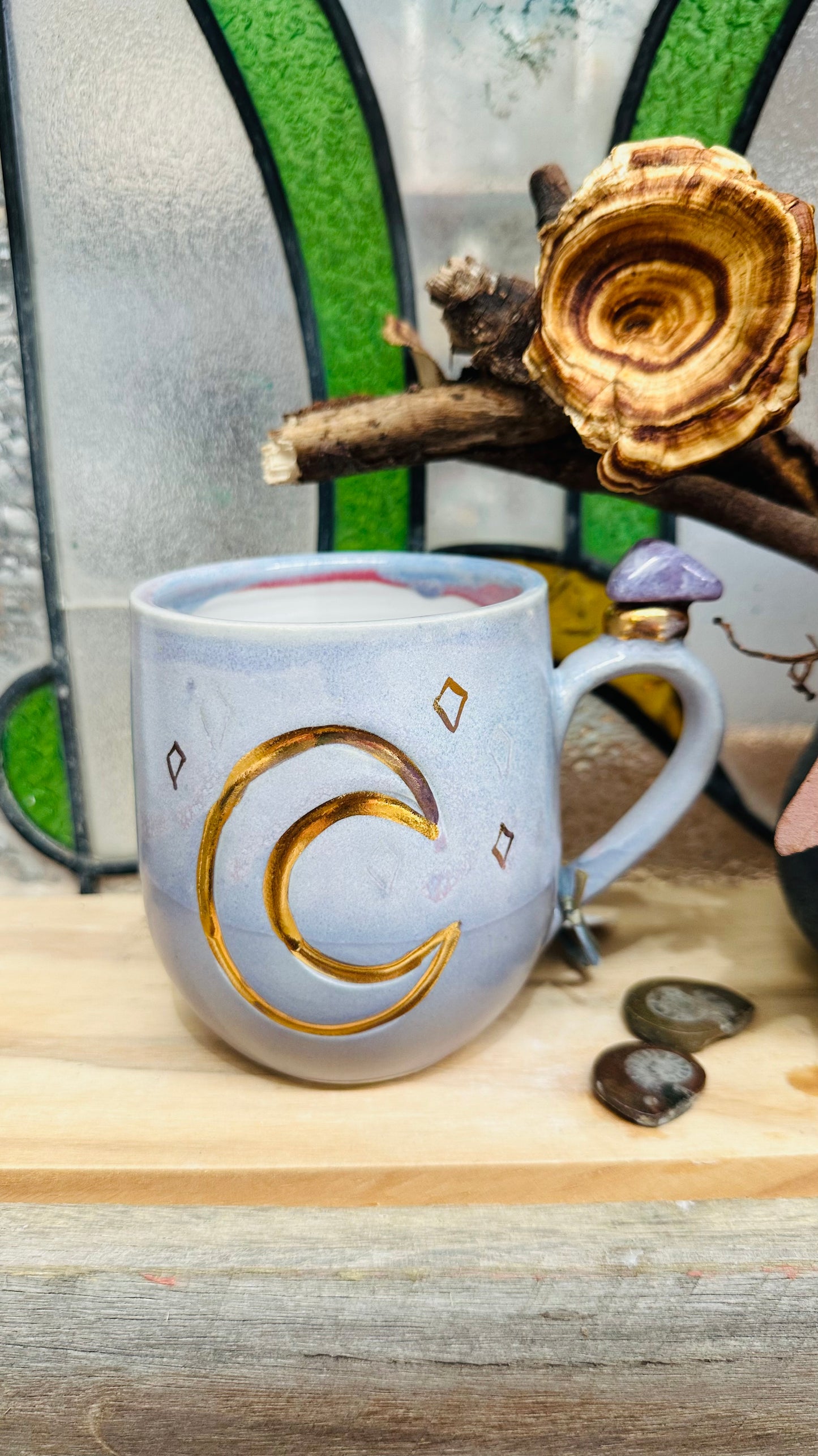 Sun & Moon Mug – Lepidolite