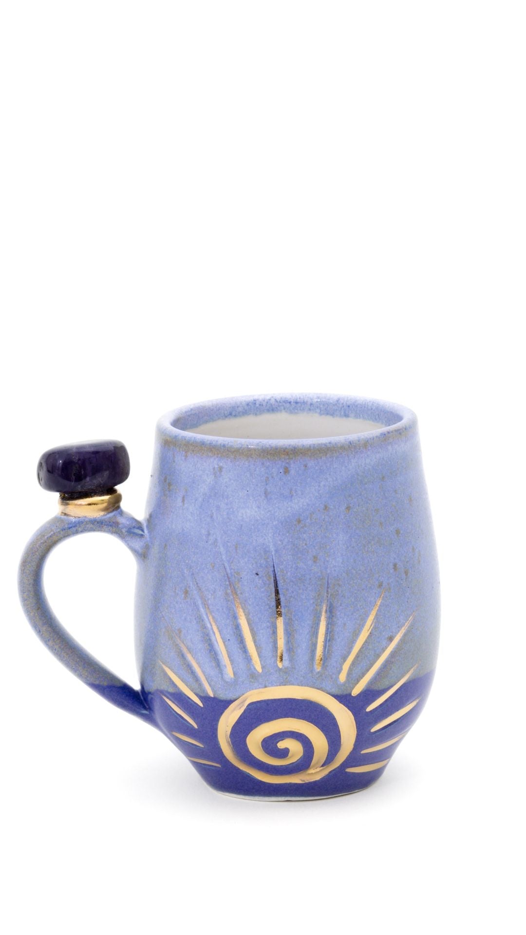 Amethyst Sun and Moon Crystal Mug