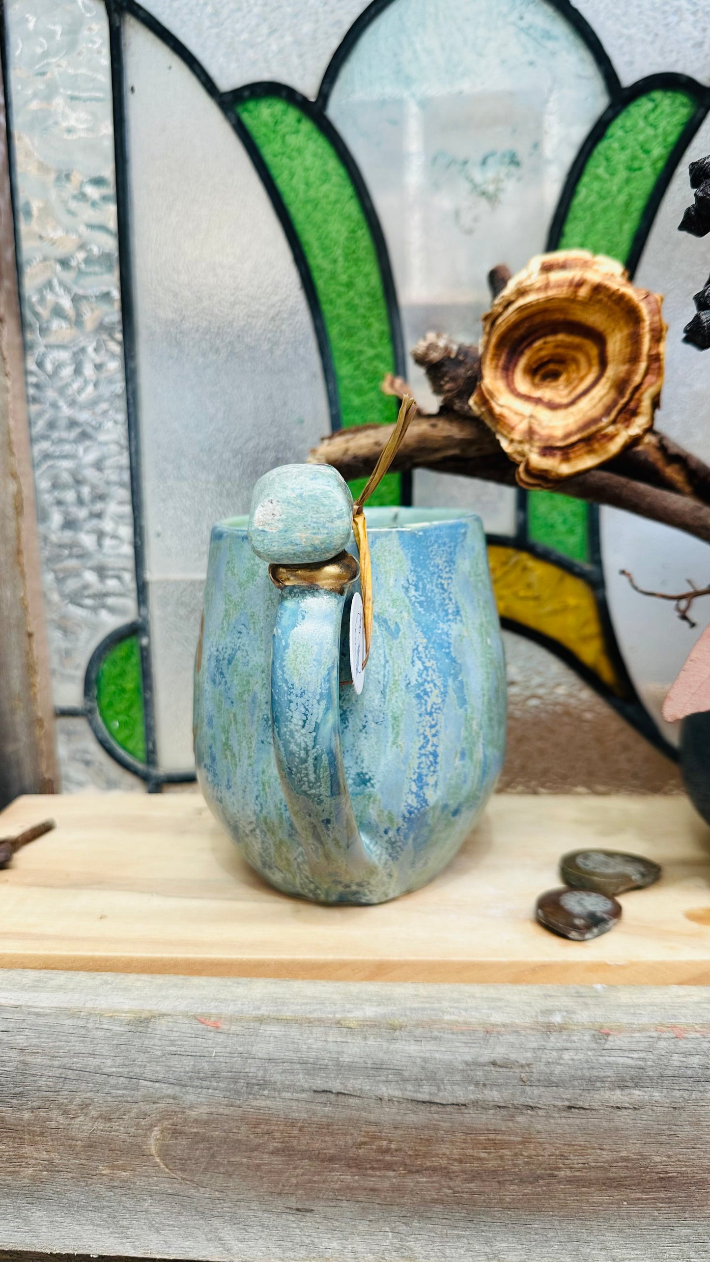 Ruby in Zoisite Triple Goddess Crystal Mug