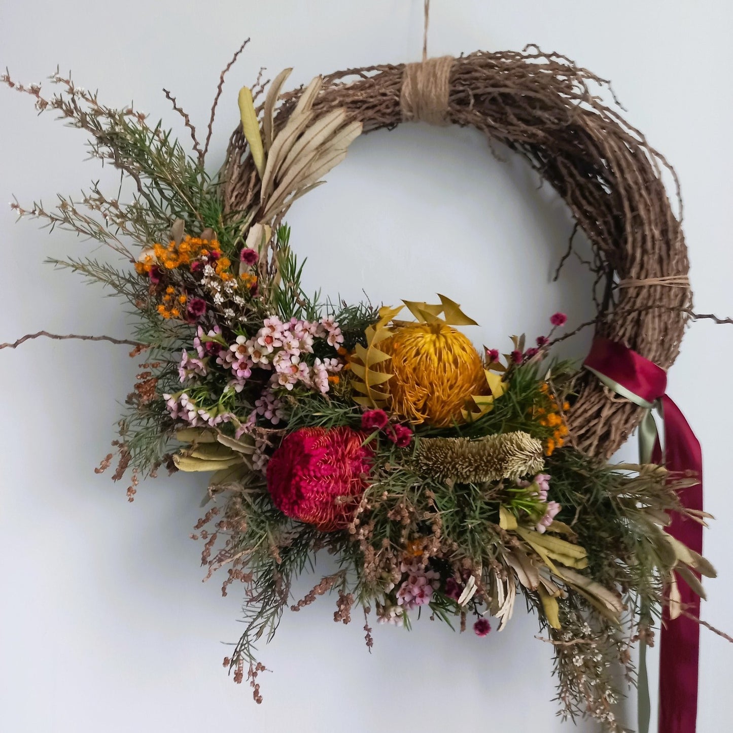 Blak Botanicals - Native Floral Wreath or Table Piece Workshop. Sunday 14th Dec 10am - 12noon