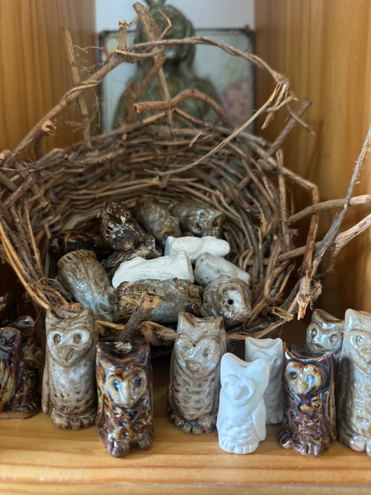 Owl incense holder