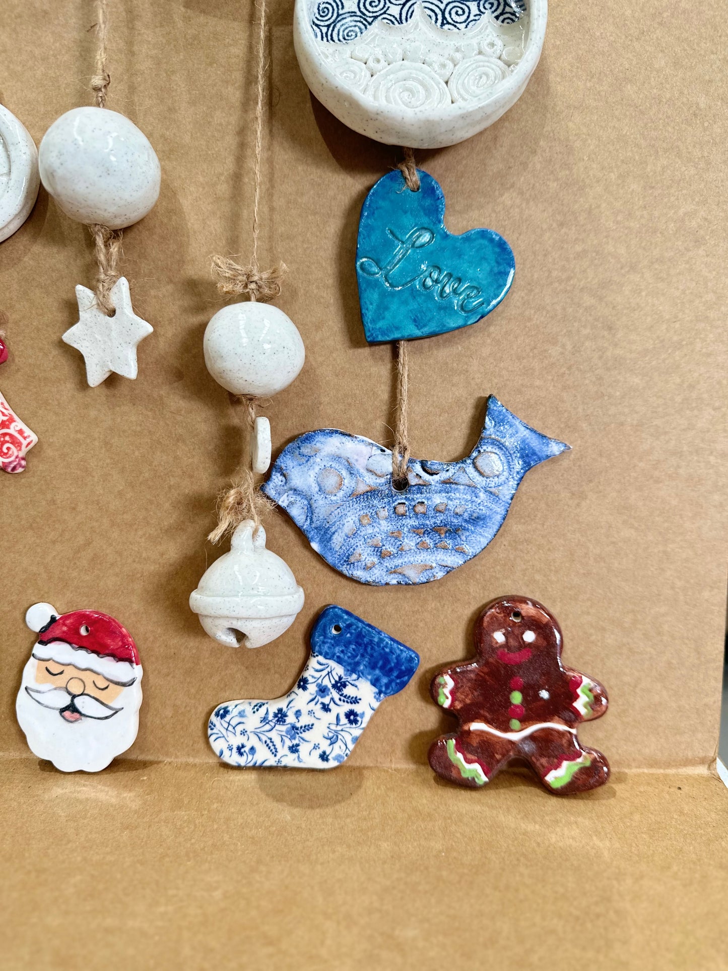 Christmas Pottery Workshop! Create your own Xmas Decorations. Sunday 17th November 10am - 12noon