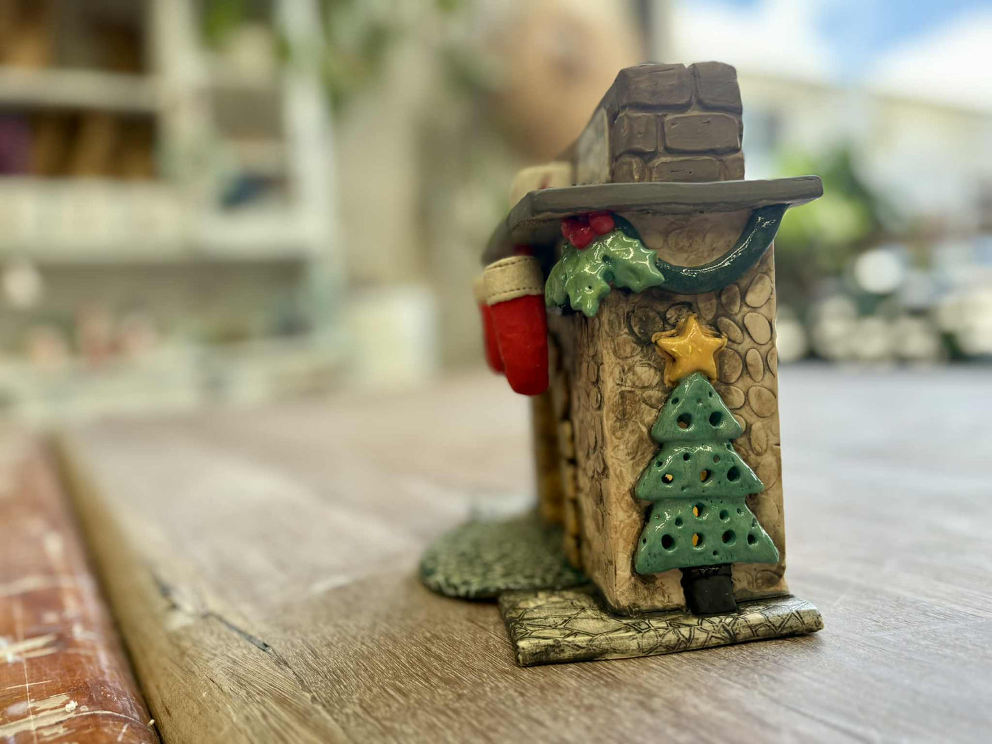 Saturday 28th November 9am - 3pm - Pottery Handbuilt Christmas Fireplace