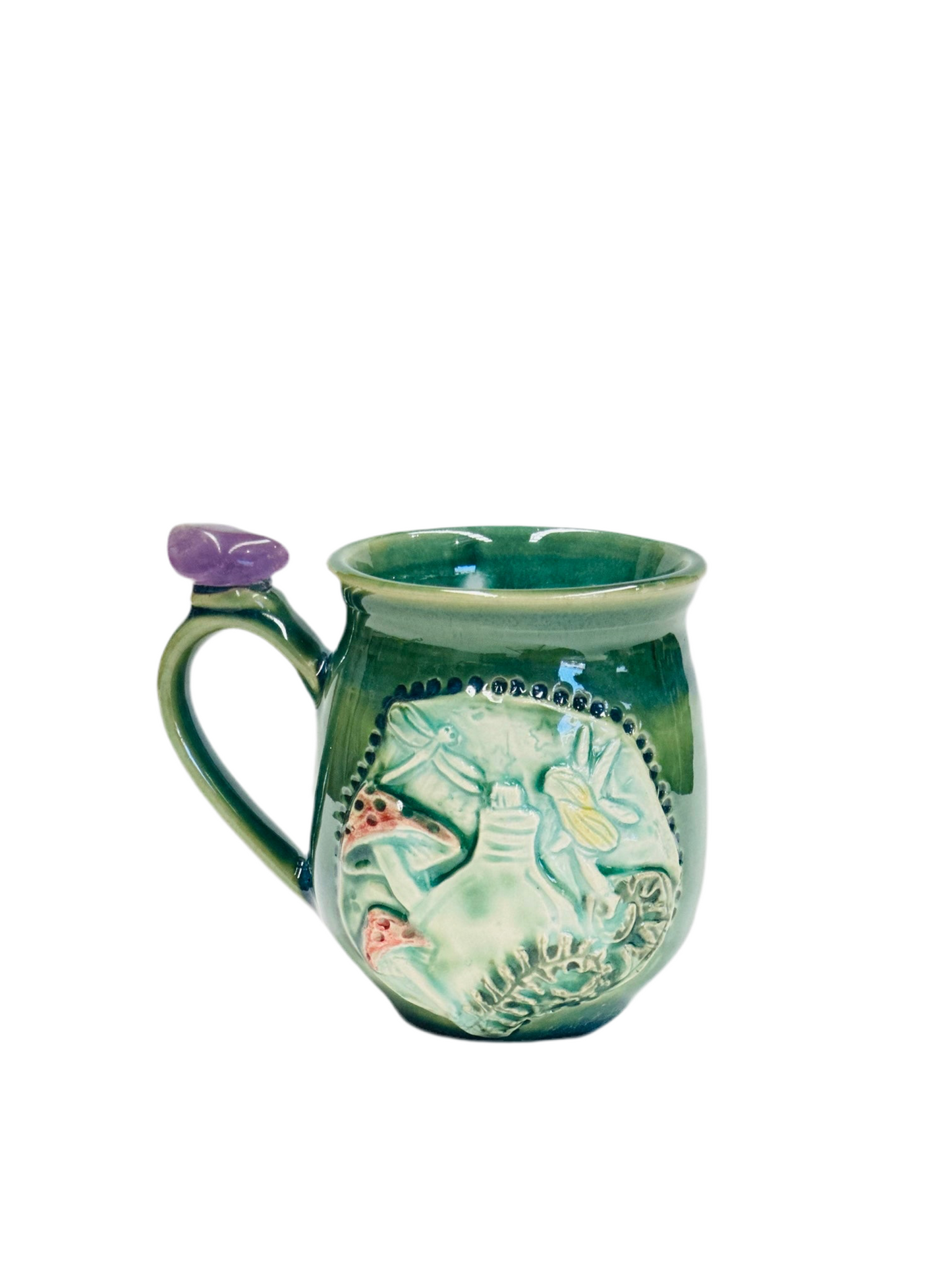 Toadstool Magic Amethyst Crystal Mug