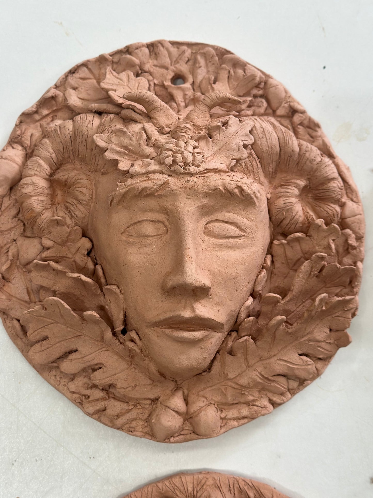 Friday 8th Aug 9am-4pm - FULL DAY Awaken Ancient Magic in Your Garden: Sculpt Your Own God, Goddess or Green Man Plaque