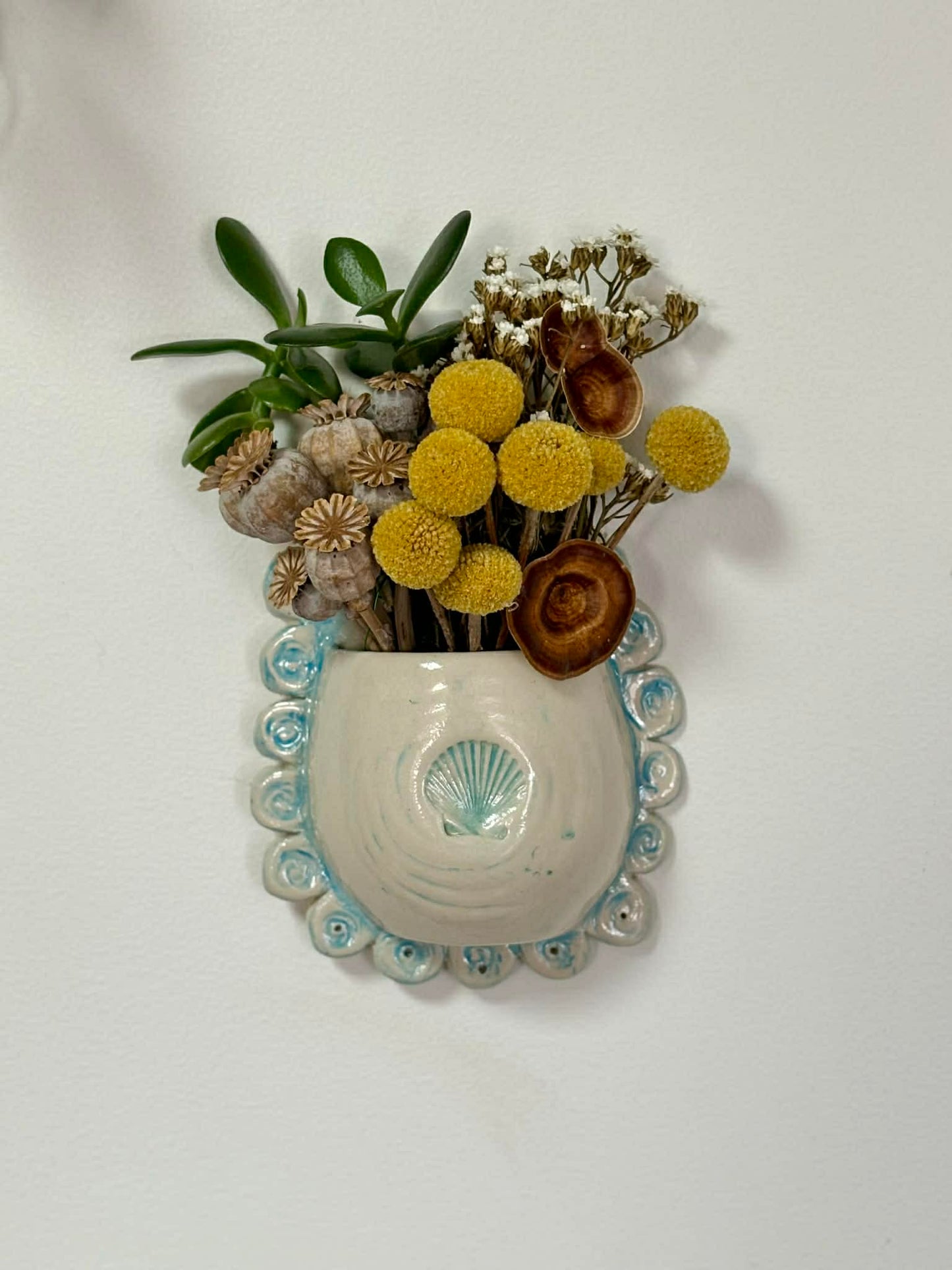 Sunday 19th July 1pm-12noon- Handbuilt Pottery Wall Planters