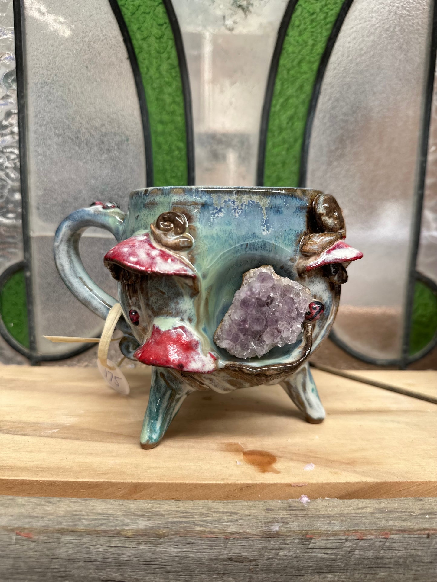 Cauldron Crystal Cup – Amethyst Cluster