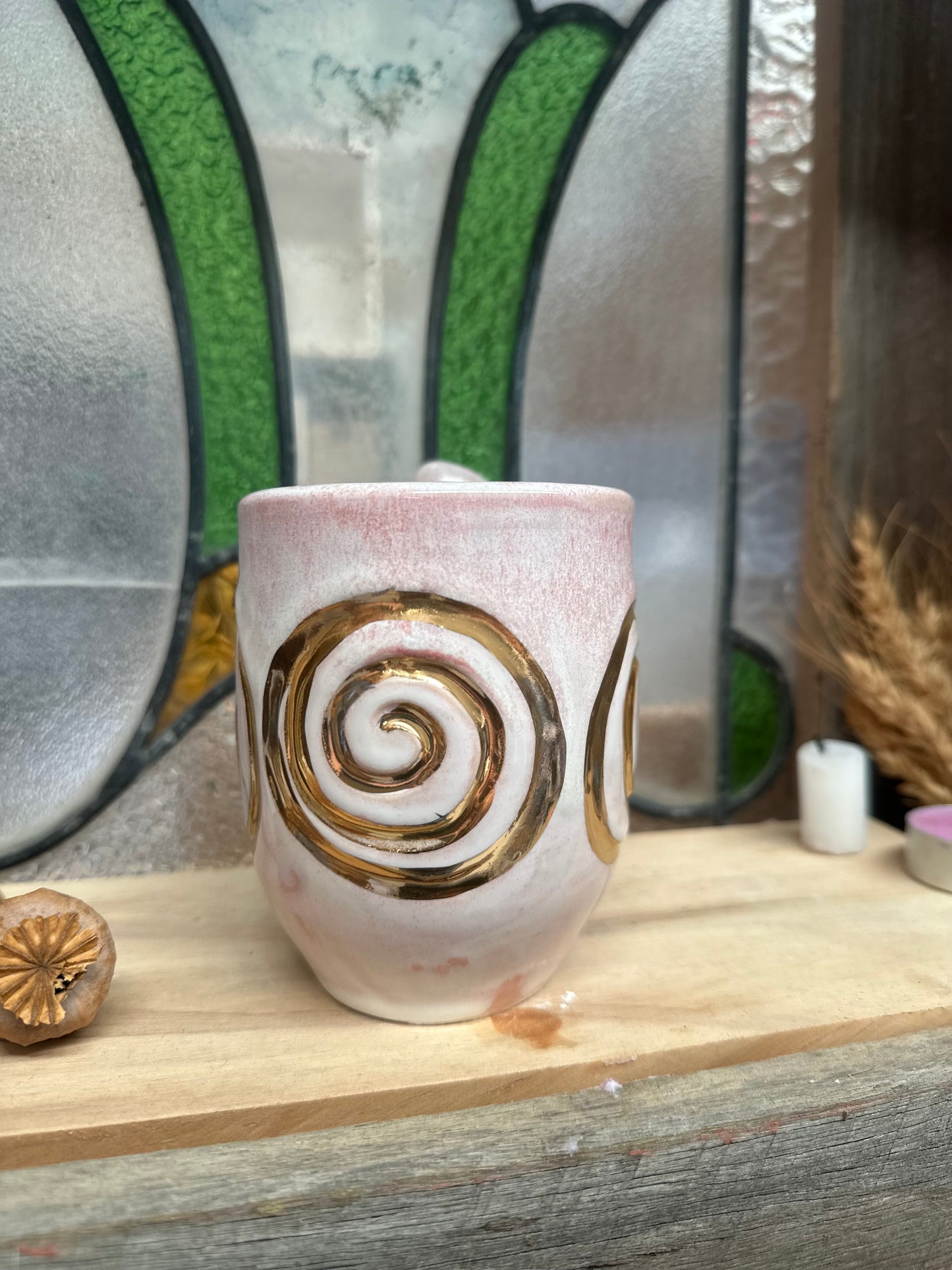 Rose Quartz Crystal Cup